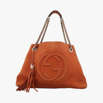 グッチ Gucci ショルダーバッグ レディース ソーホー オレンジ レザー 308982 A016930974