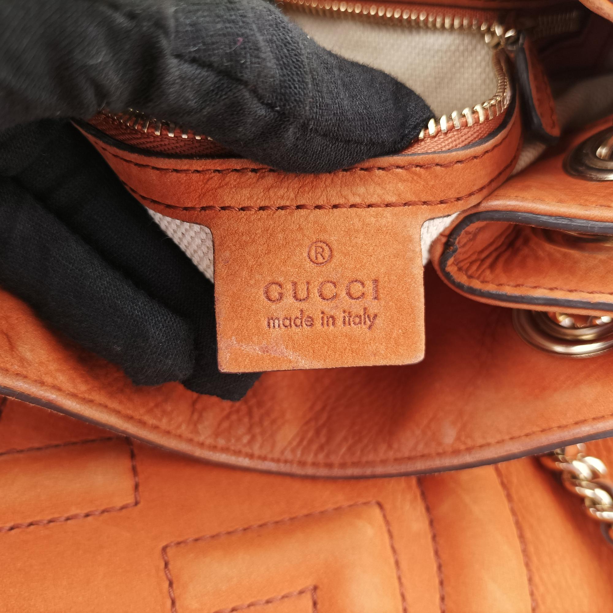 グッチ Gucci ショルダーバッグ レディース ソーホー オレンジ レザー 308982 A016930974