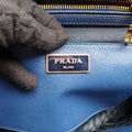 プラダ Prada ハンドバッグ レディース ガレリア ブルー サフィアーノレザー BN2274 31/X 165