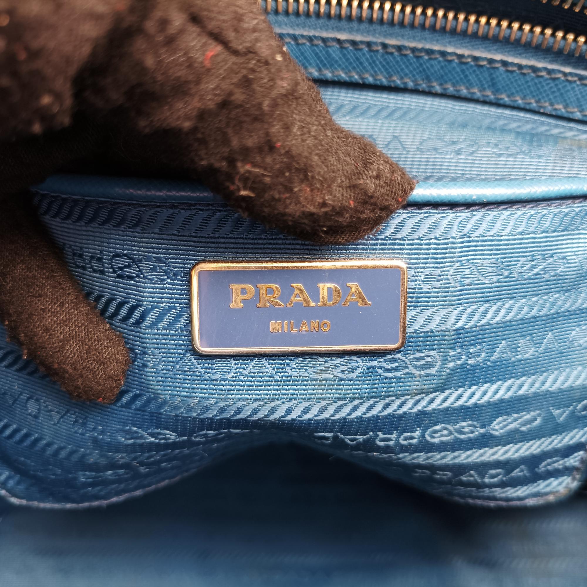 プラダ Prada ハンドバッグ レディース ブルー 7 1