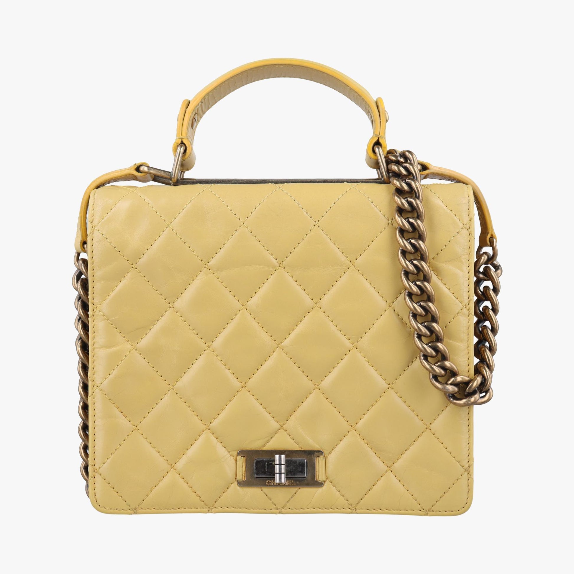 シャネル Chanel ショルダーバッグ レディース 2.55マトラッセ イエロー レザー A66816 15758290