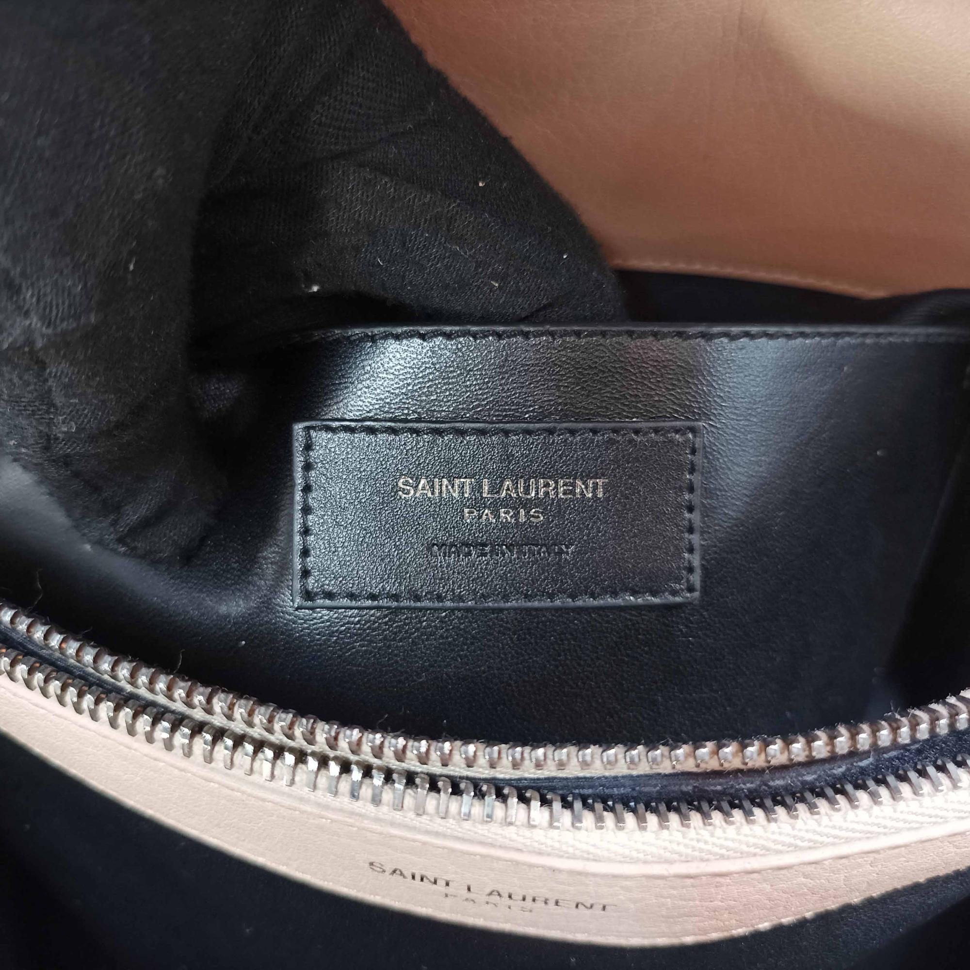 イヴサンローラン Yves saint Laurent ショルダーバッグ レディース カレッジ ベージュ レザー GUE392738.0617