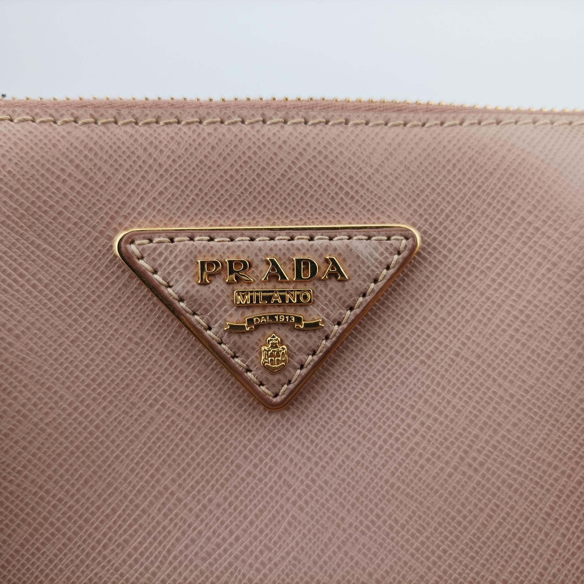 プラダ Prada ハンドバッグ レディース ガレリア ベージュ サフィアーノレザー BN1786 180