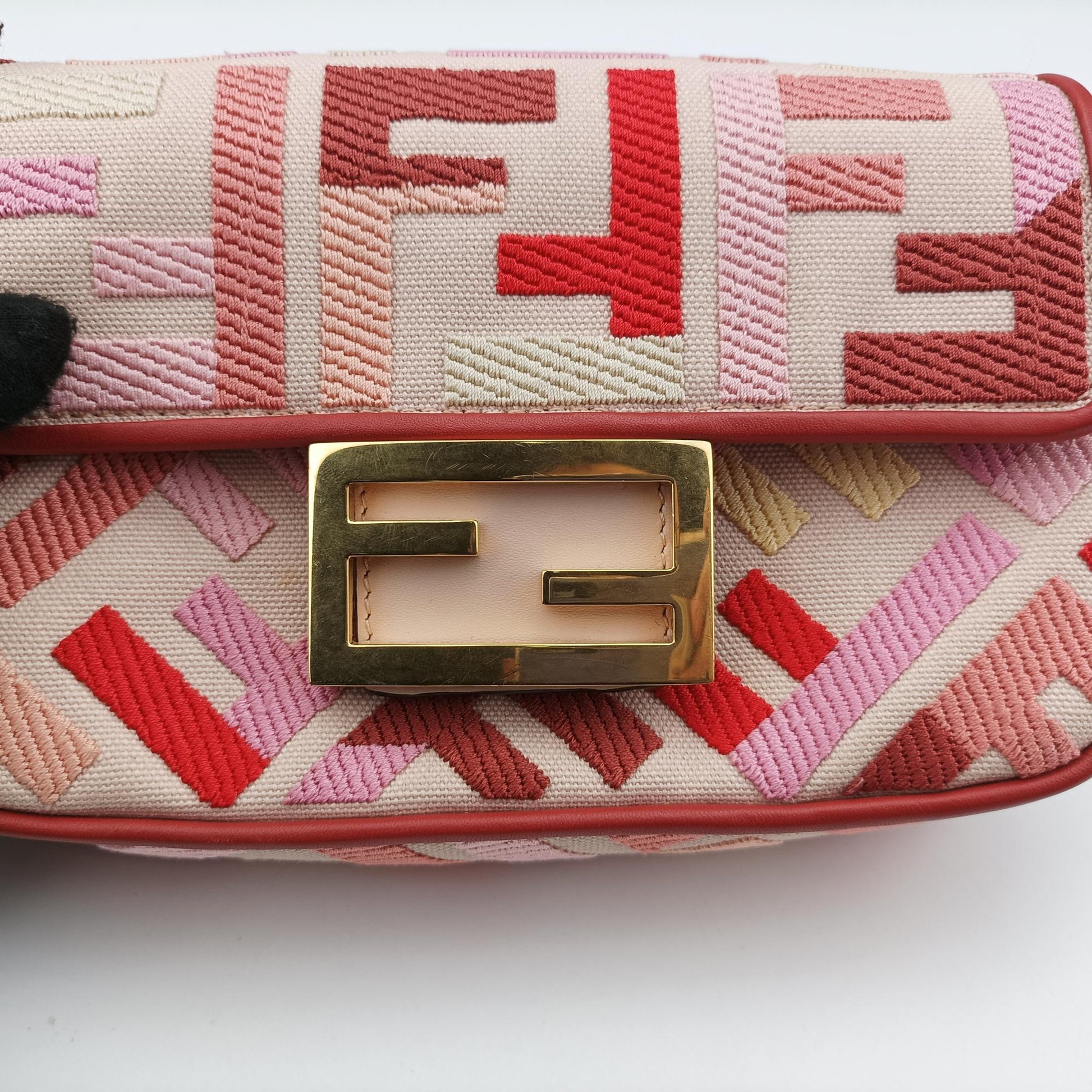 フェンディ Fendi ショルダーバッグ レディース マンマバケット マルチカラー ファブリック 8BS017-AEUH-209-10429