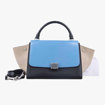 セリーヌ Celine ショルダーバッグ レディース トラペーズスモール マルチカラー レザー W-BG-3106