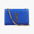 イヴサンローラン Yves saint Laurent ショルダーバッグ レディース ケイト ブルー レザー PTR354121.1214