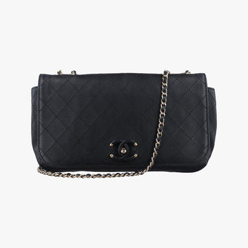 Covered CC Flap Black leather AS0534 27693644マトラッセ カバード CC フラップ ブラック レザー AS0534 27693644
