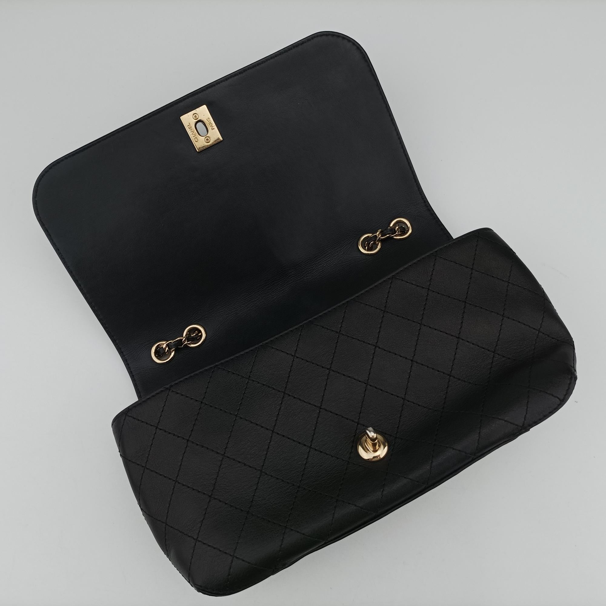 Covered CC Flap Black leather AS0534 27693644マトラッセ カバード CC フラップ ブラック レザー AS0534 27693644