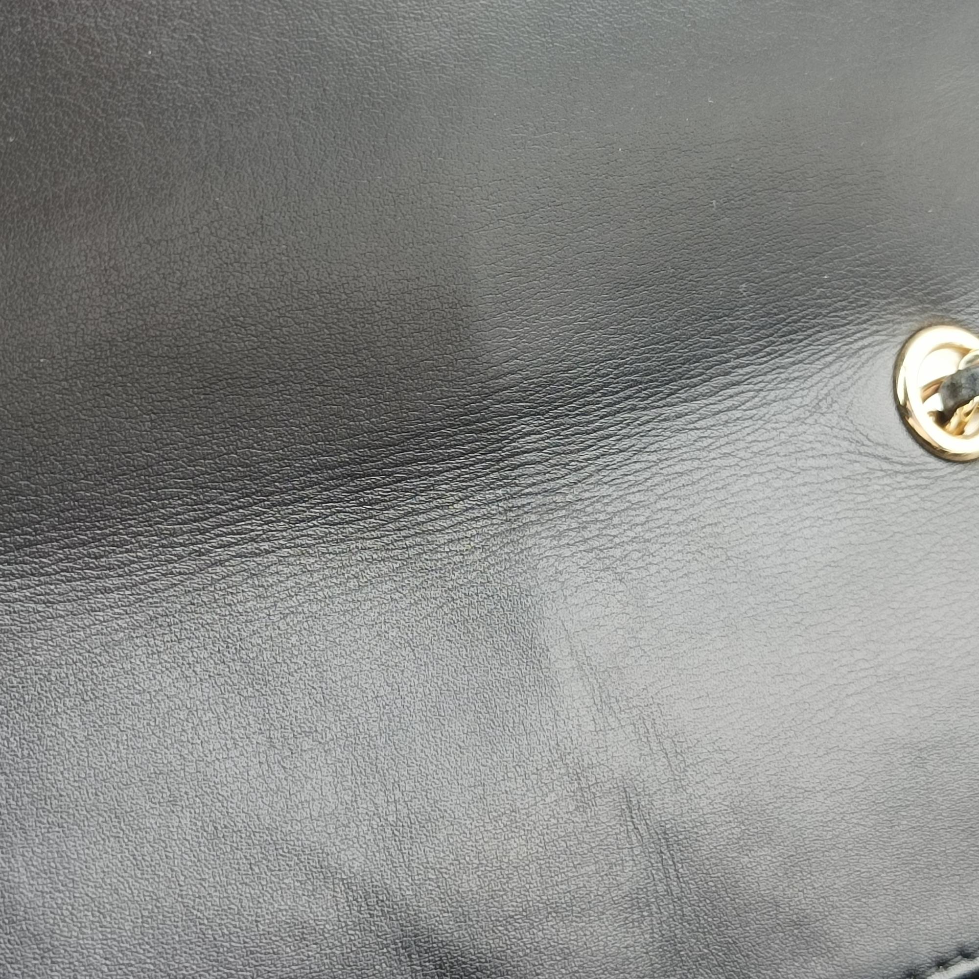Covered CC Flap Black leather AS0534 27693644マトラッセ カバード CC フラップ ブラック レザー AS0534 27693644