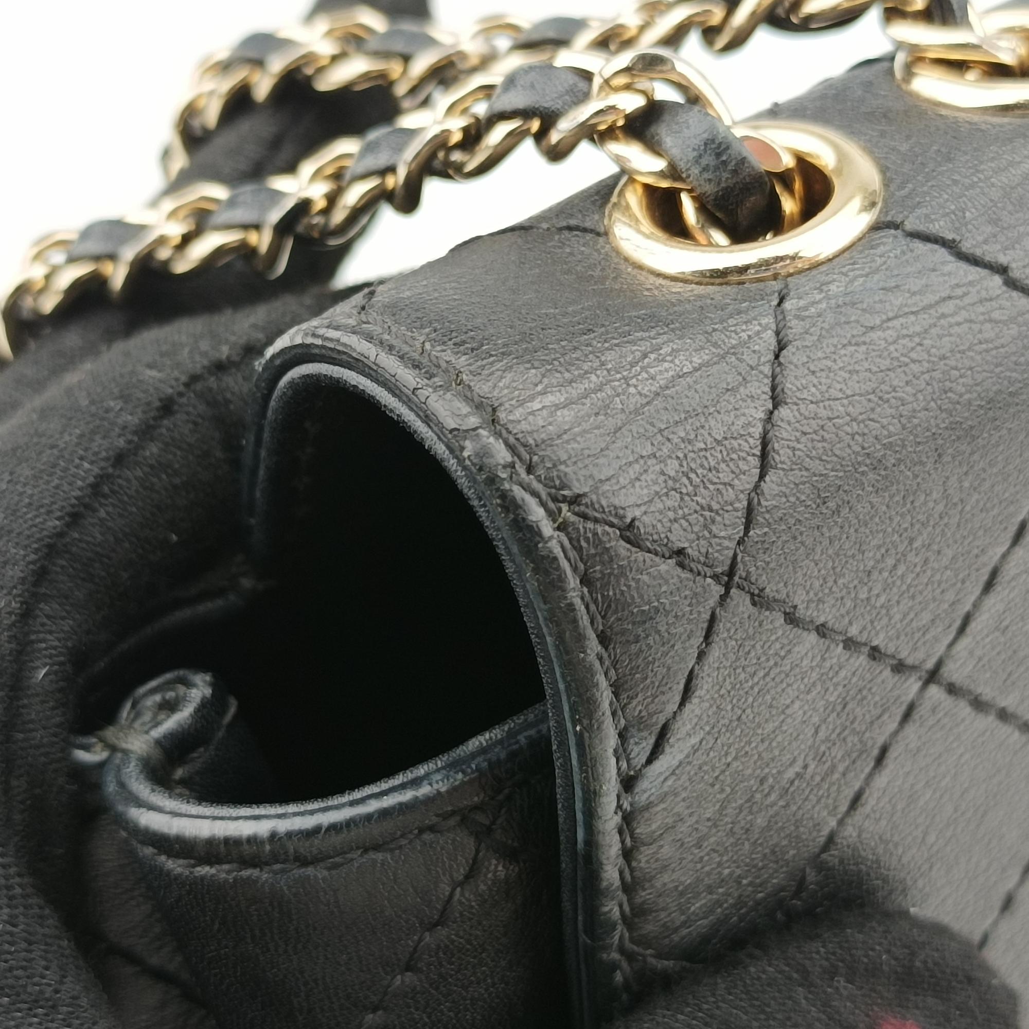 Covered CC Flap Black leather AS0534 27693644マトラッセ カバード CC フラップ ブラック レザー AS0534 27693644