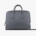 プラダ Prada ハンドバッグ レディース ブリーフケース  ビジネスバッグ グレー サフィアーノレザー VS305M 204 58/N