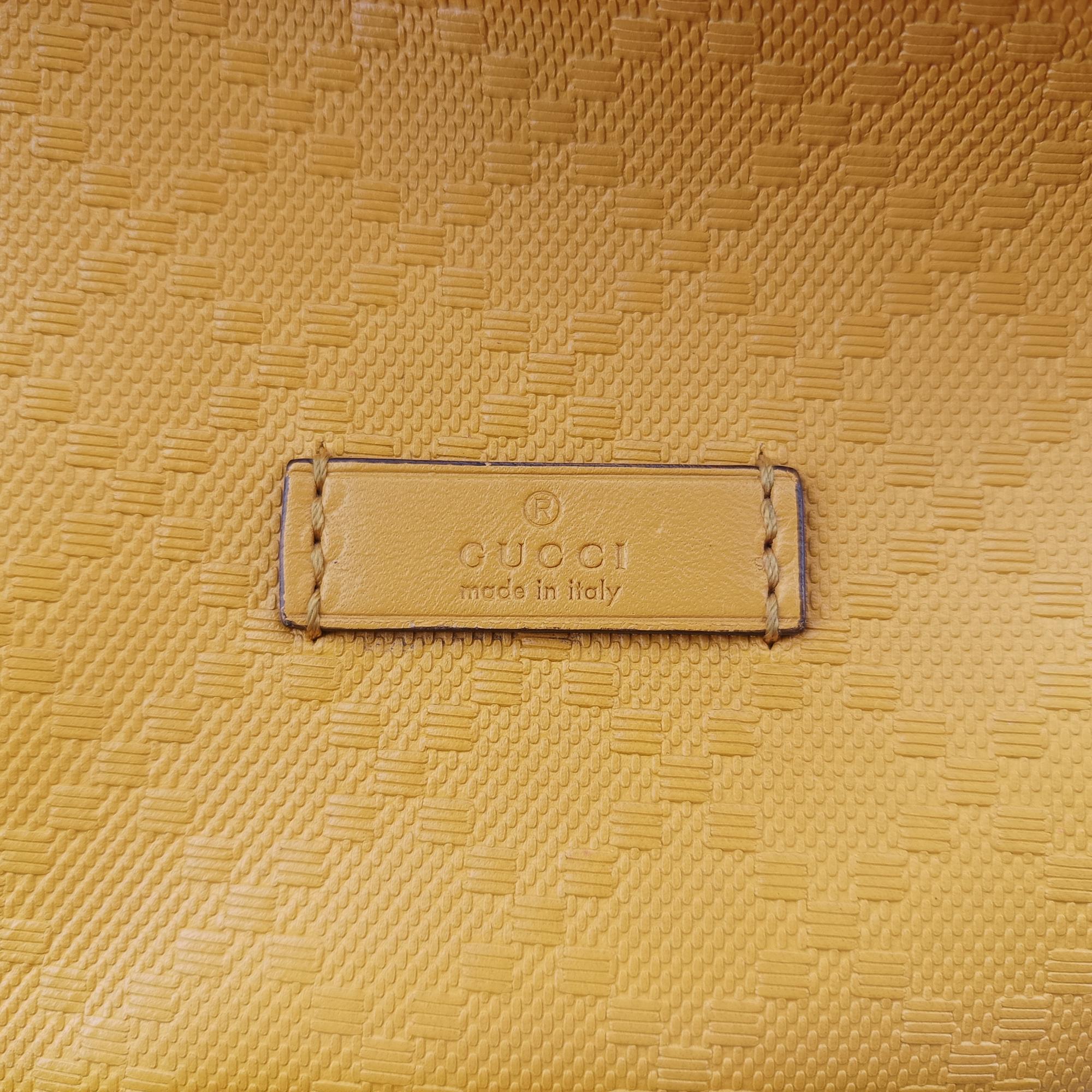 グッチ Gucci ショルダーバッグ レディース ブライトディアマンテ バケット イエロー レザー 354229 A016083959