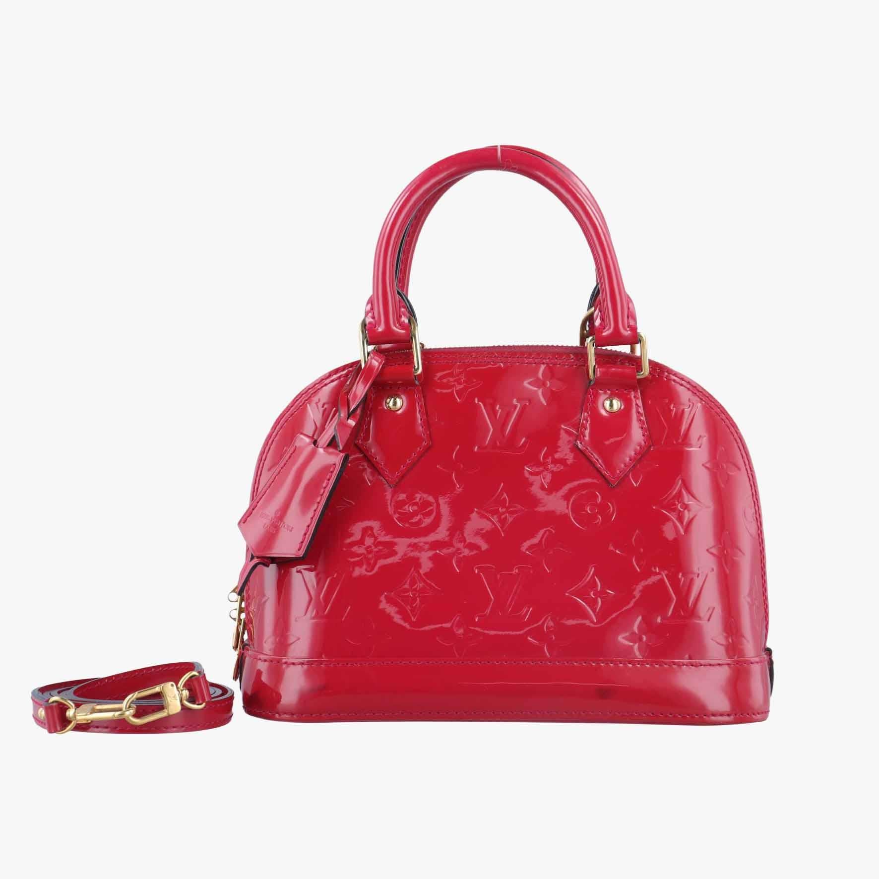 ルイヴィトン Louis Vuitton ショルダーバッグ レディース アルマBB レッド ヴェルニ M90174 CA1154