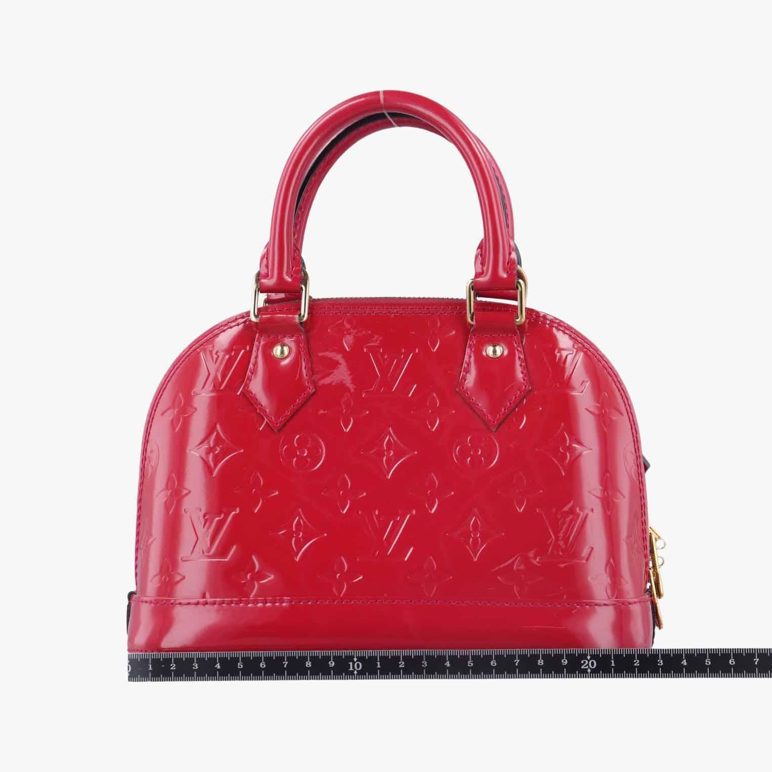 ルイヴィトン Louis Vuitton ショルダーバッグ レディース アルマBB レッド ヴェルニ M90174 CA1154