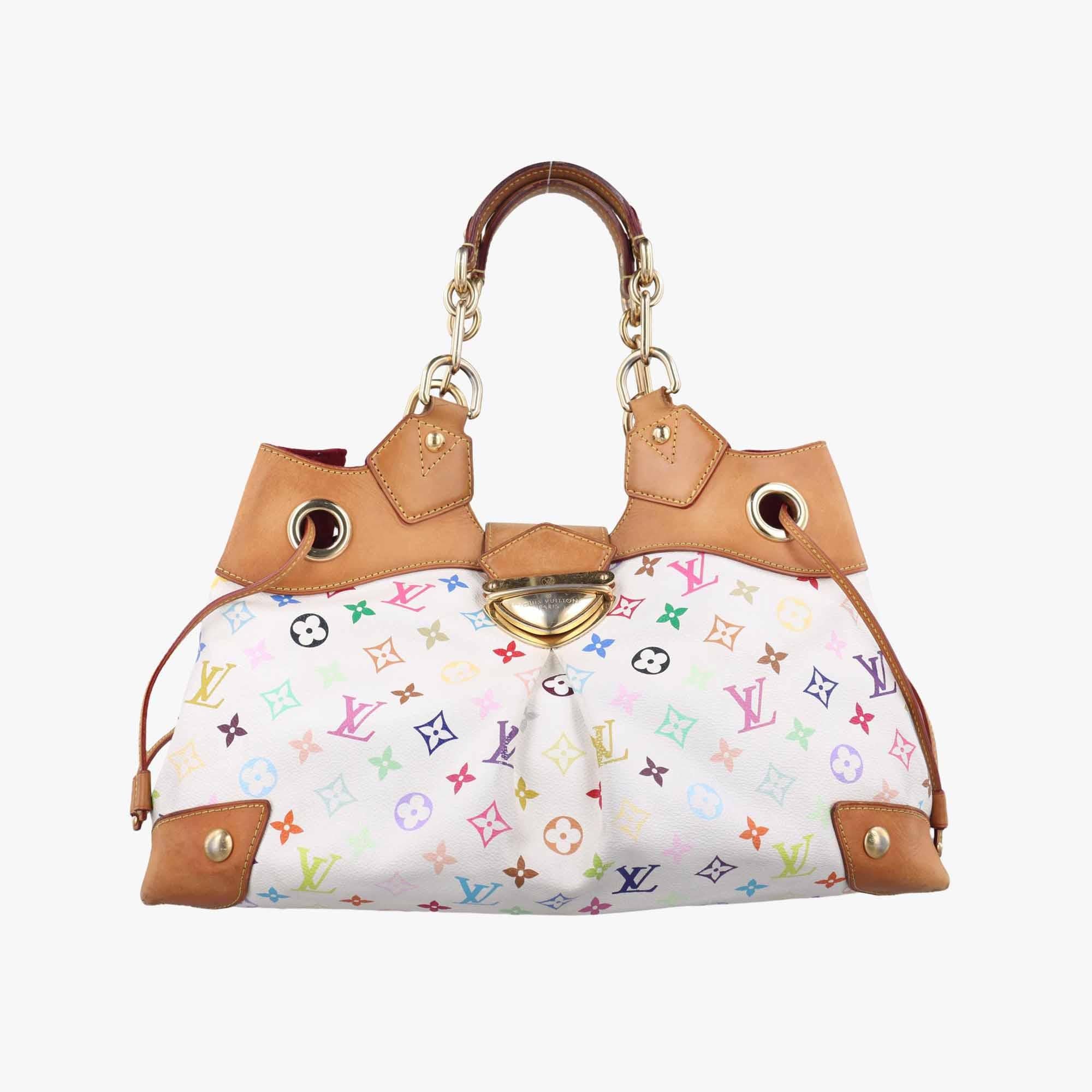 ルイヴィトン Louis Vuitton ハンドバッグ レディース ウルスラ ホワイト モノグラム マルチカラー M40123