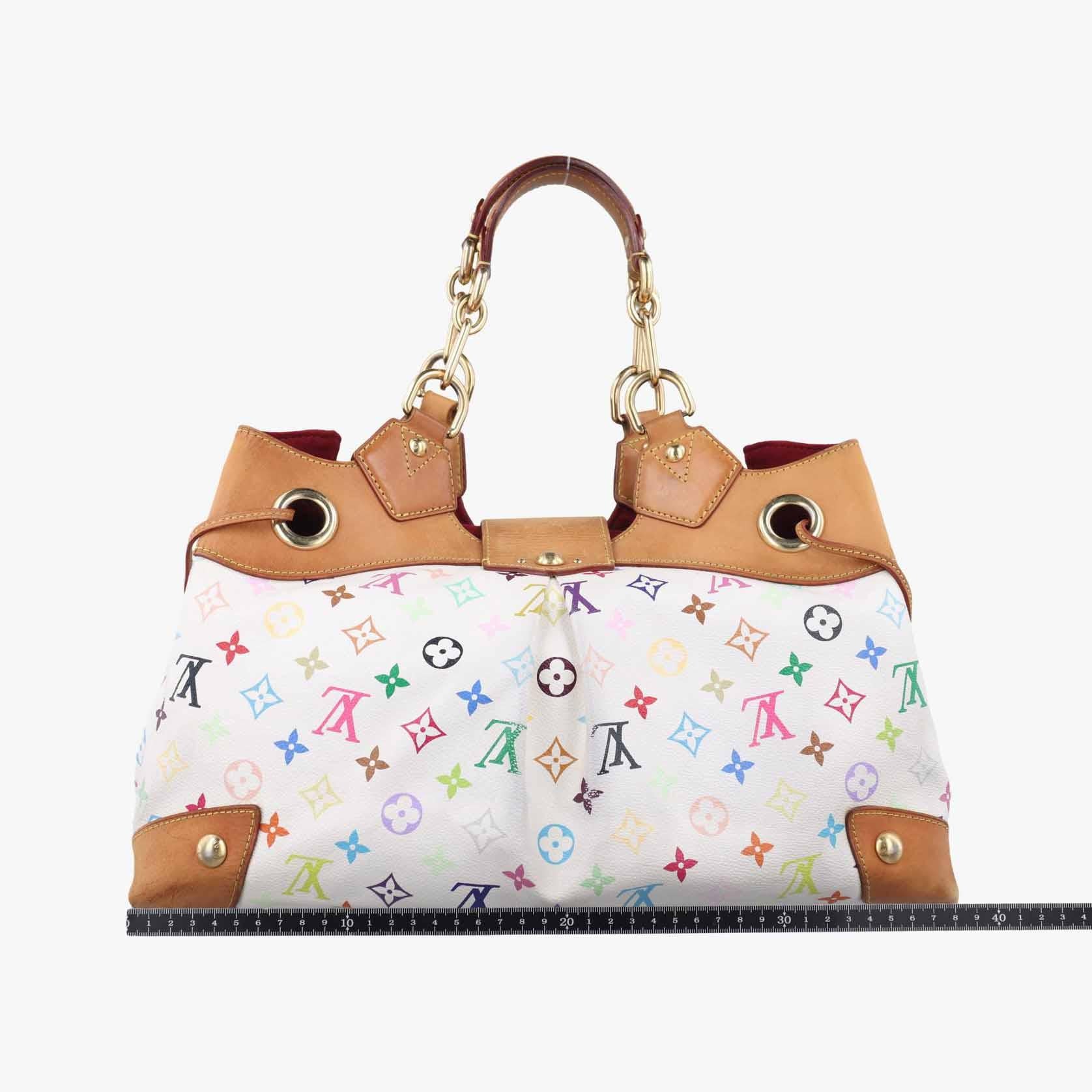 ルイヴィトン Louis Vuitton ハンドバッグ レディース ウルスラ ホワイト モノグラム マルチカラー M40123