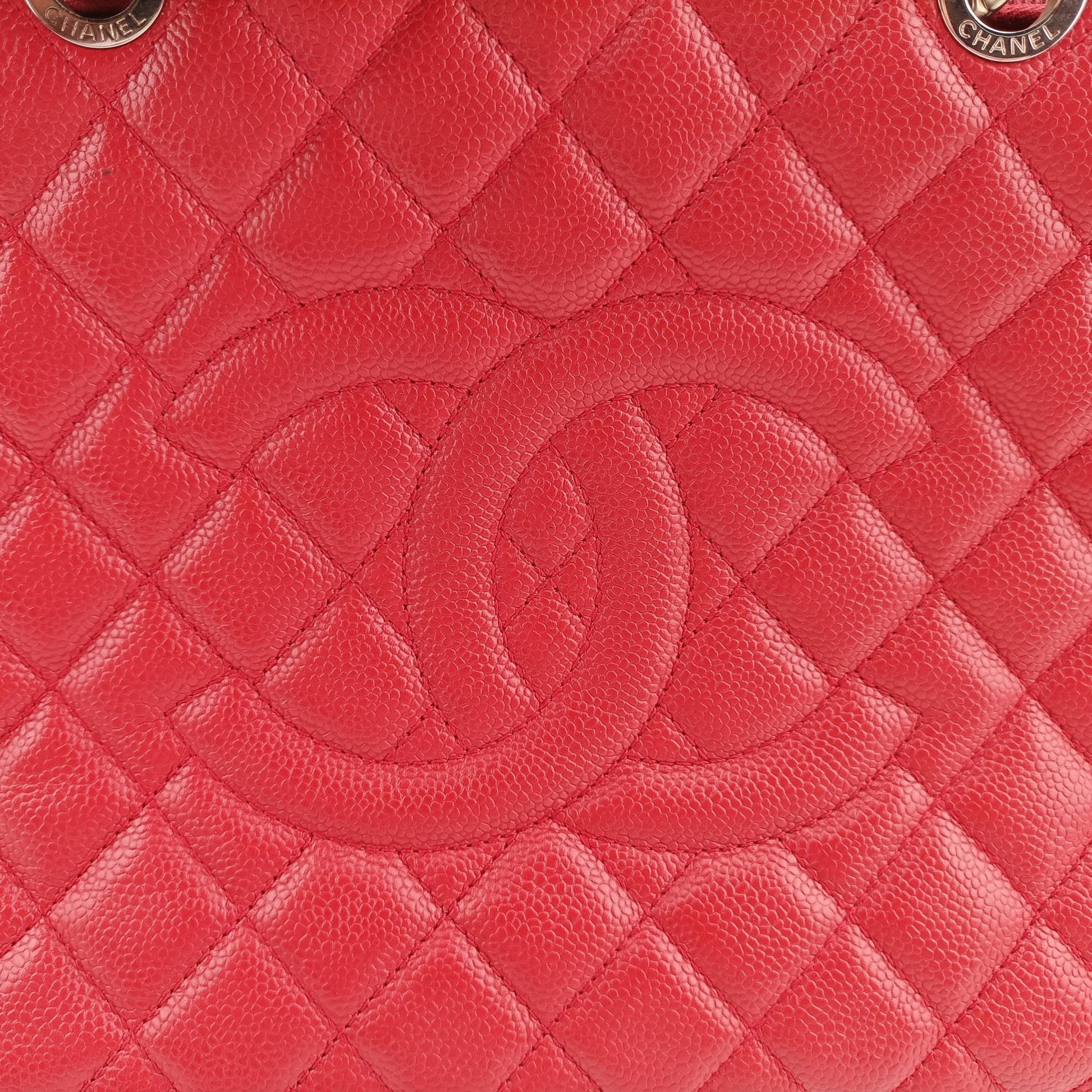 シャネル Chanel ショルダーバッグ レディース マトラッセ ココマークGST レッド キャビアスキン A50995 15640542