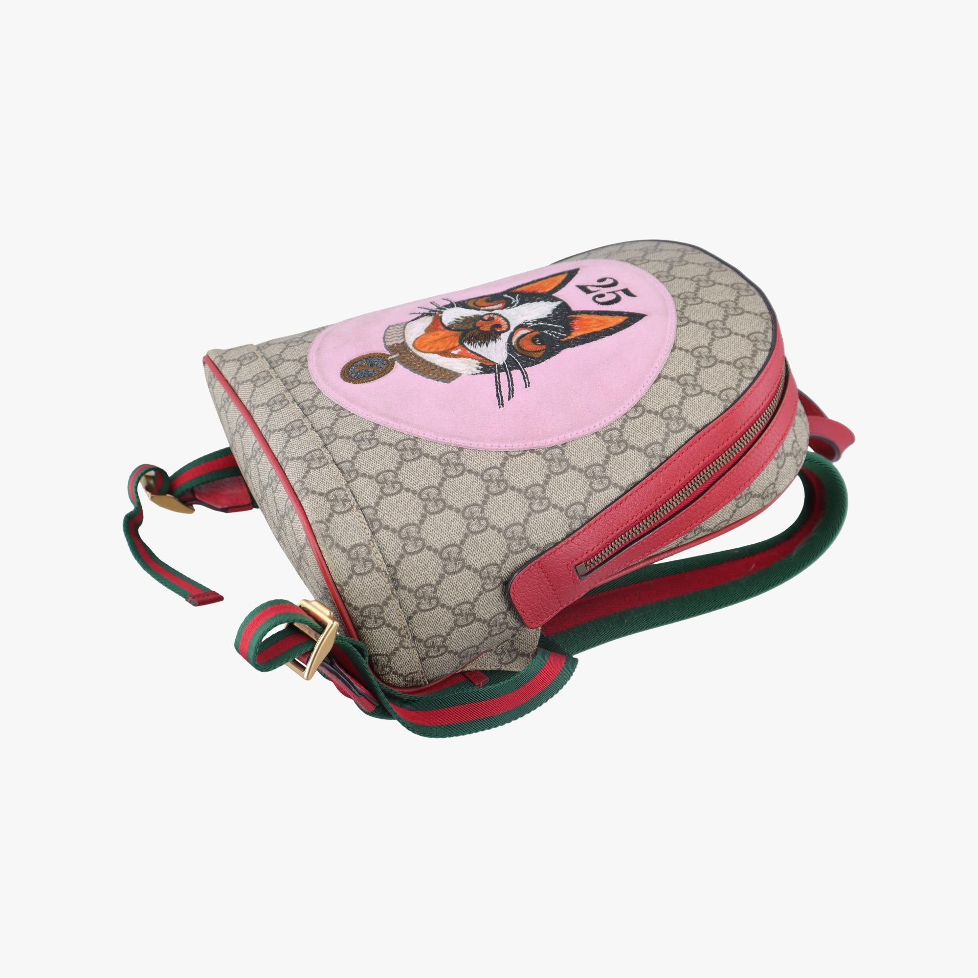 グッチ Gucci リュック/バックパック レディース GGスプリームボスコ 犬プリント マルチカラー PVCコーティングキャンバス×スエード×レザー 495621 A025315719