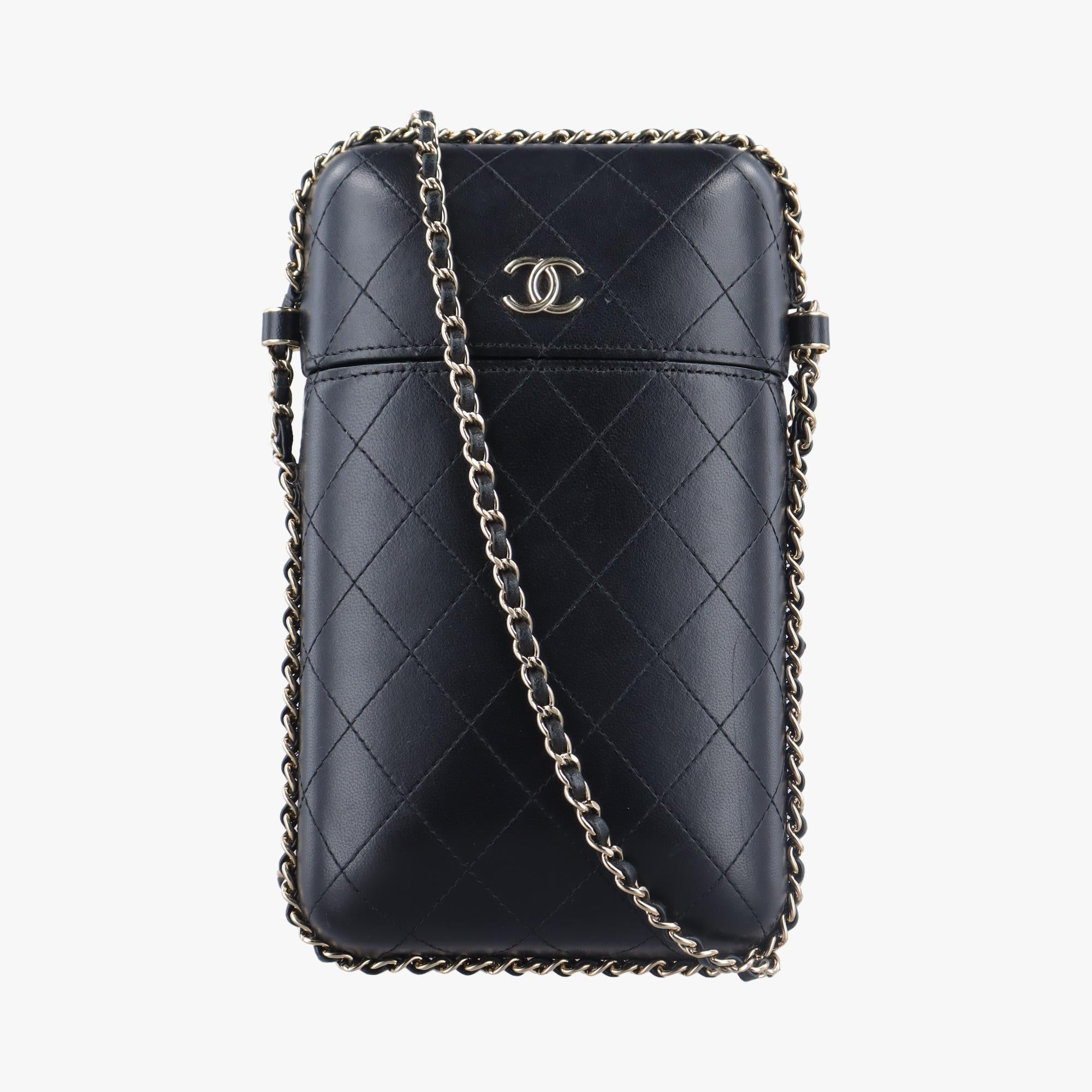 シャネル Chanel ショルダーバッグ レディース シャネル CC フォン ホルダー ブラック ラムスキン A94471 27712638