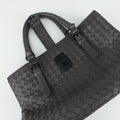 ボッテガヴェネタ Bottega Veneta ショルダーバッグ レディース ローマ イントレチャート グレー レザー B00645387B