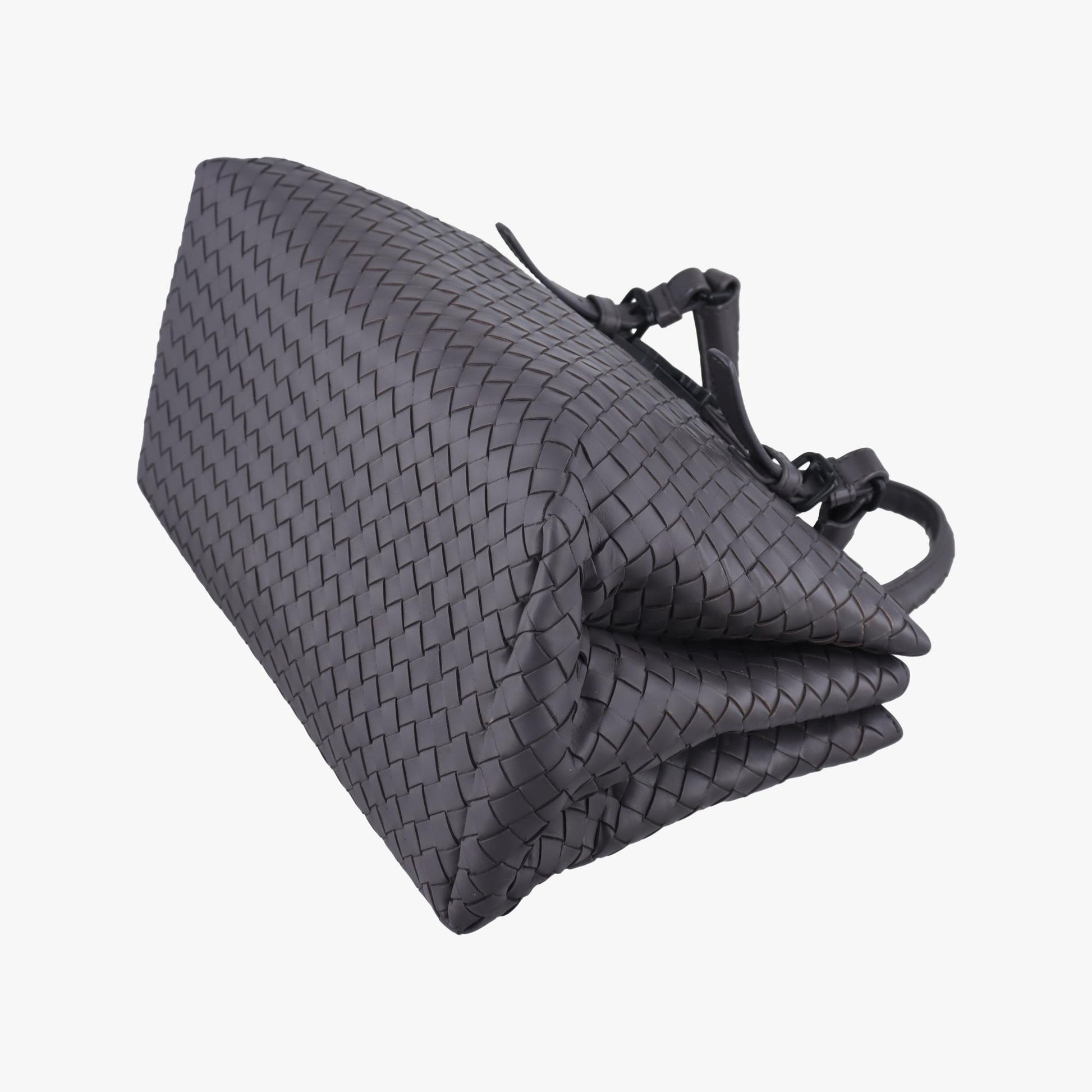 ボッテガヴェネタ Bottega Veneta ショルダーバッグ レディース ローマ イントレチャート グレー レザー B00645387B