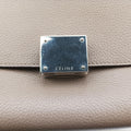 セリーヌ Celine ショルダーバッグ レディース トラペーズミディアム グレー レザー F-AT-0123 F-MM-0133