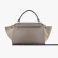 セリーヌ Celine ショルダーバッグ レディース トラペーズミディアム グレー レザー F-AT-0123 F-MM-0133