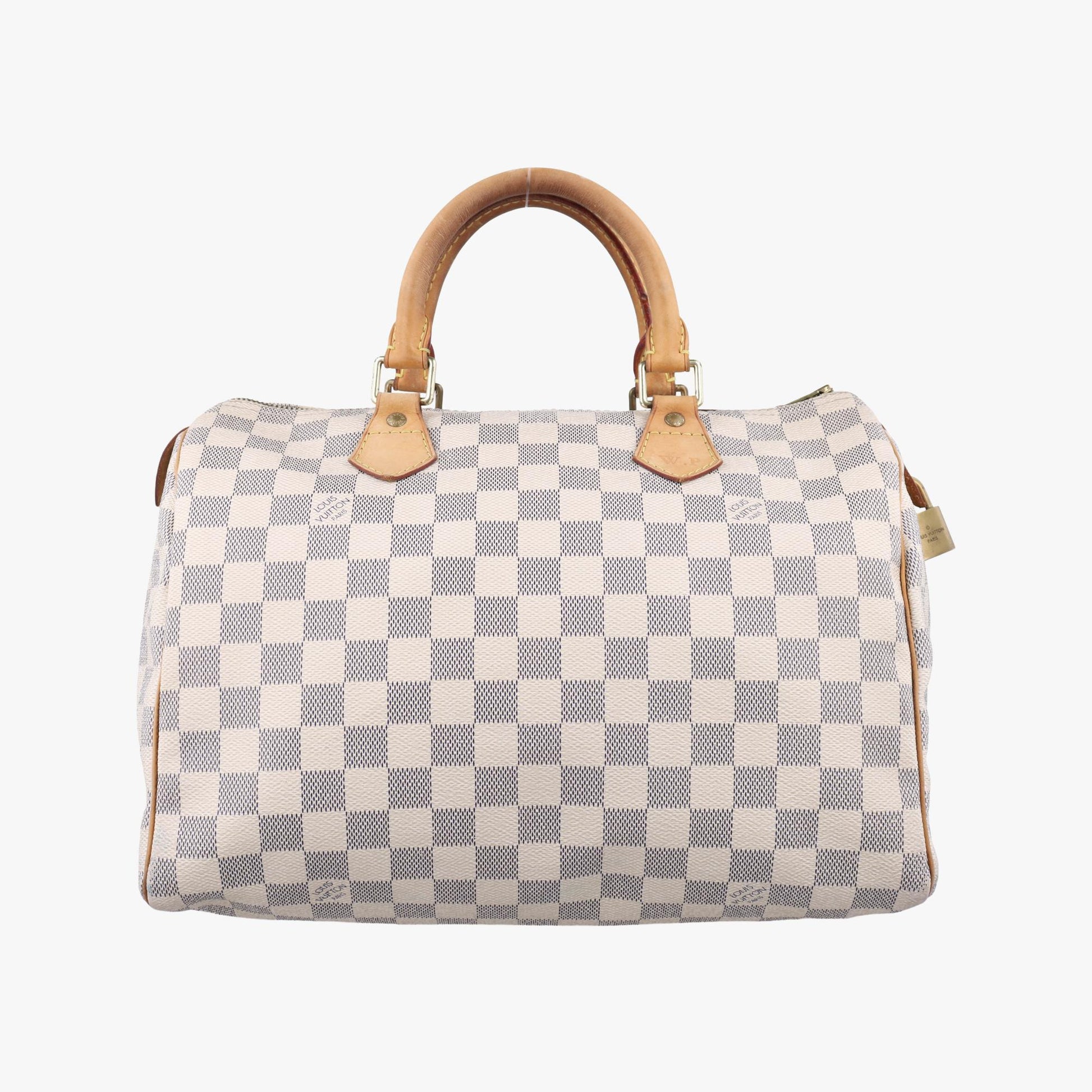 ルイヴィトン Louis Vuitton ボストンバッグ レディース スピーディ30 ホワイト ダミエキャンバス N41533 SP2120