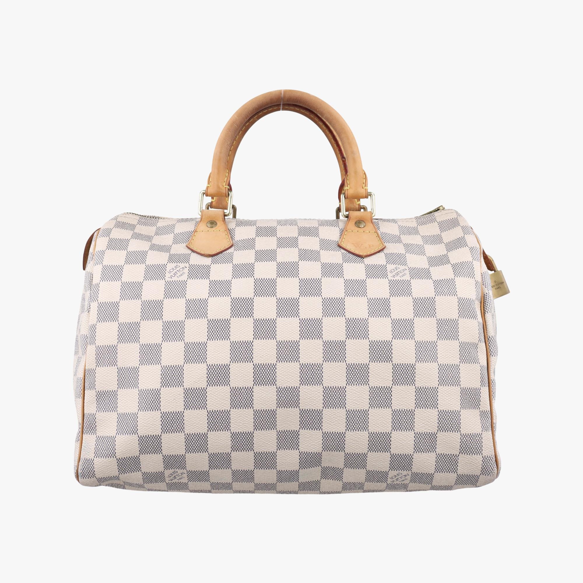 ルイヴィトン Louis Vuitton ボストンバッグ レディース スピーディ30 ホワイト ダミエキャンバス N41533 SP2120