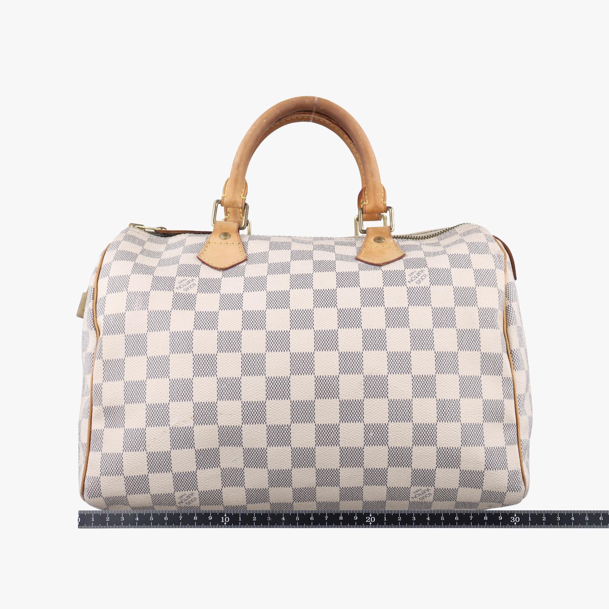 ルイヴィトン Louis Vuitton ボストンバッグ レディース スピーディ30 ホワイト ダミエキャンバス N41533 SP2120