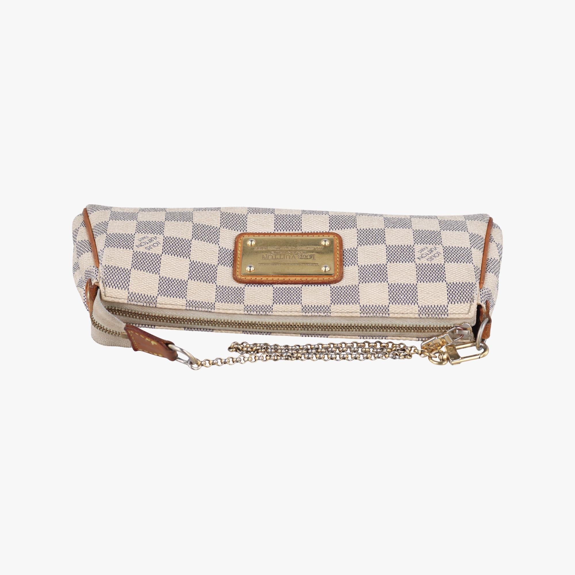 ルイヴィトン Louis Vuitton ショルダーバッグ レディース エヴァ ホワイト ダミエキャンバス N55214 DU1100