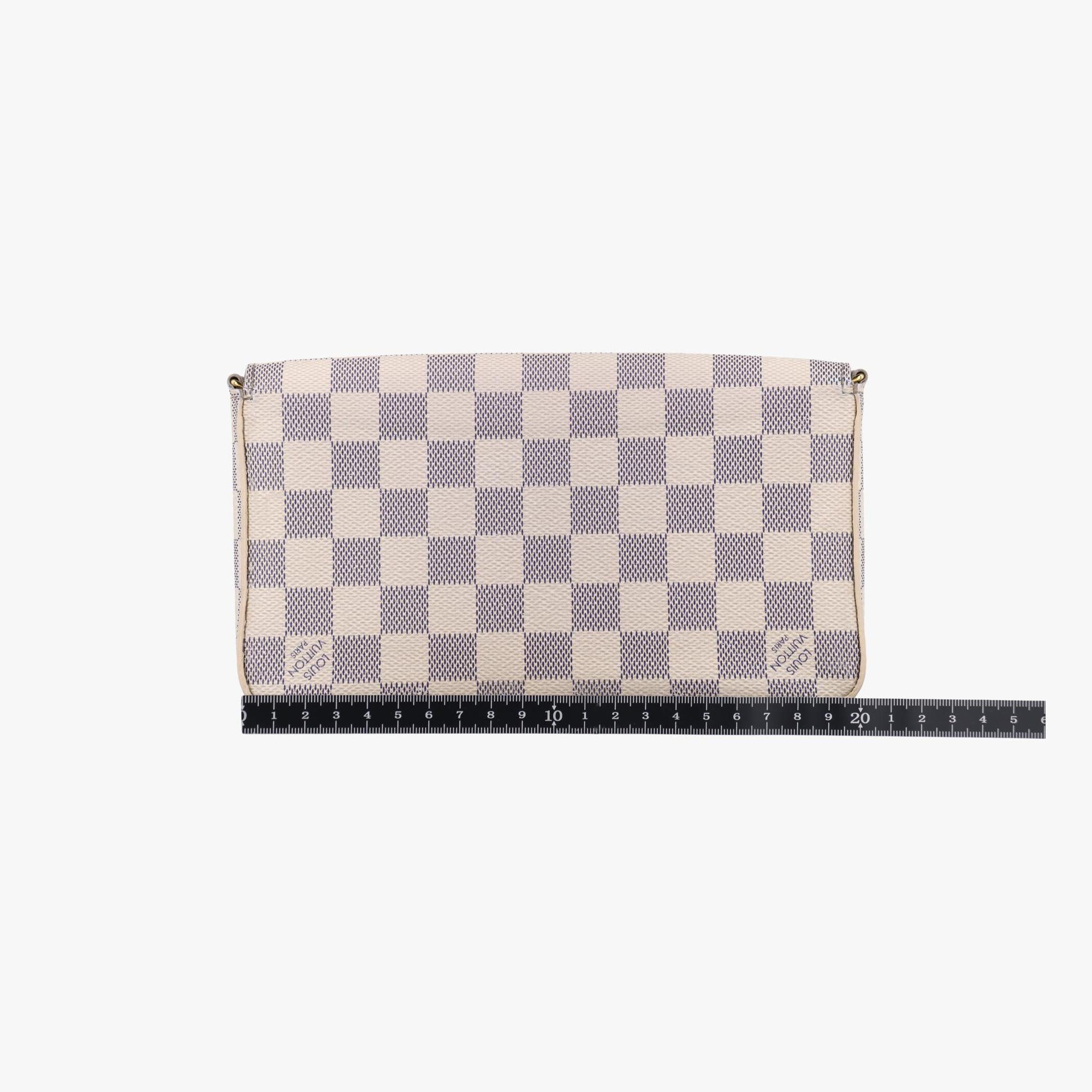 ルイヴィトン Louis Vuitton ショルダーバッグ レディース ポシェットフェリシー ホワイト ダミエキャンバス N63106 MI4126