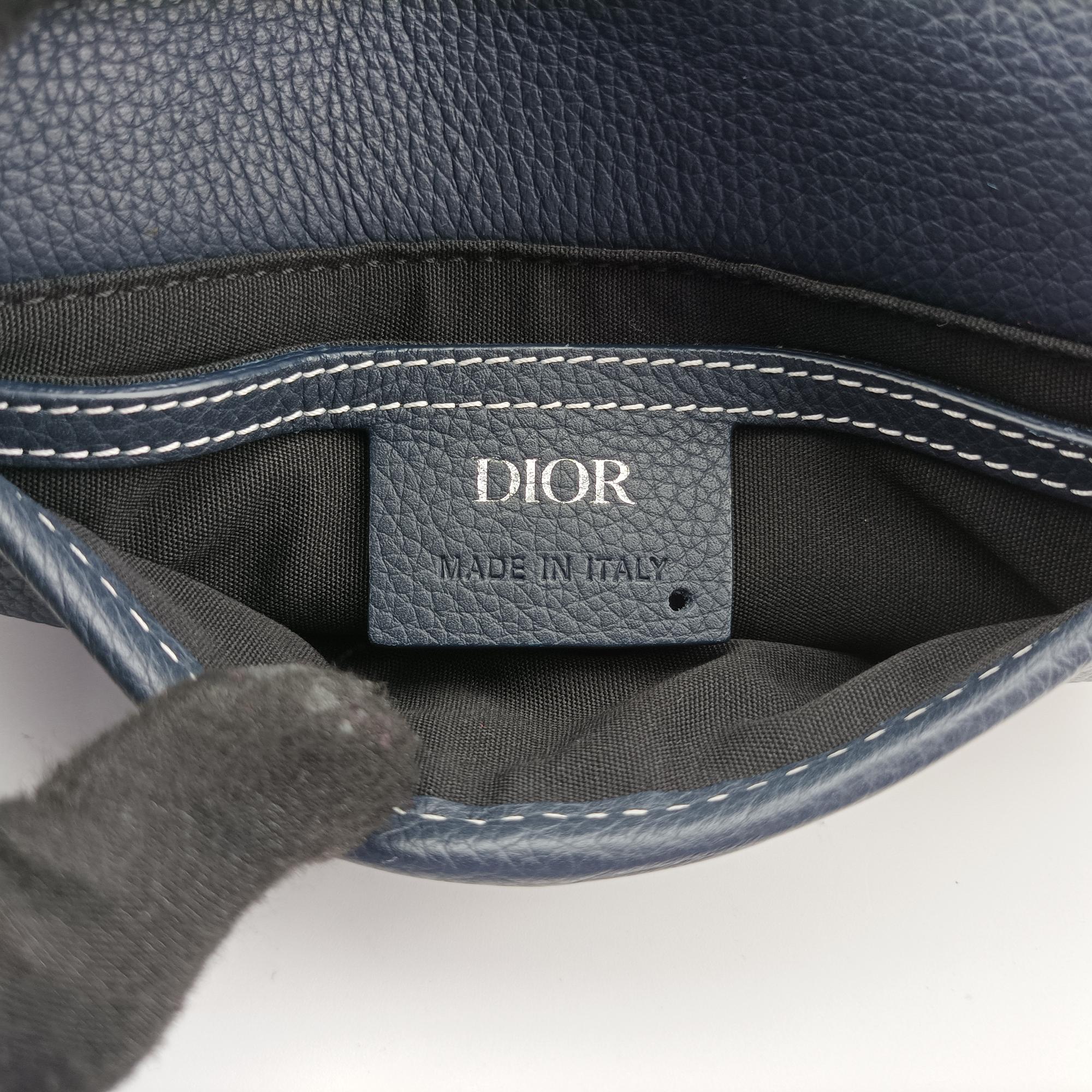 クリスチャンディオール Christian Dior ショルダーバッグ レディース ブルーブラック 03-BO-1118