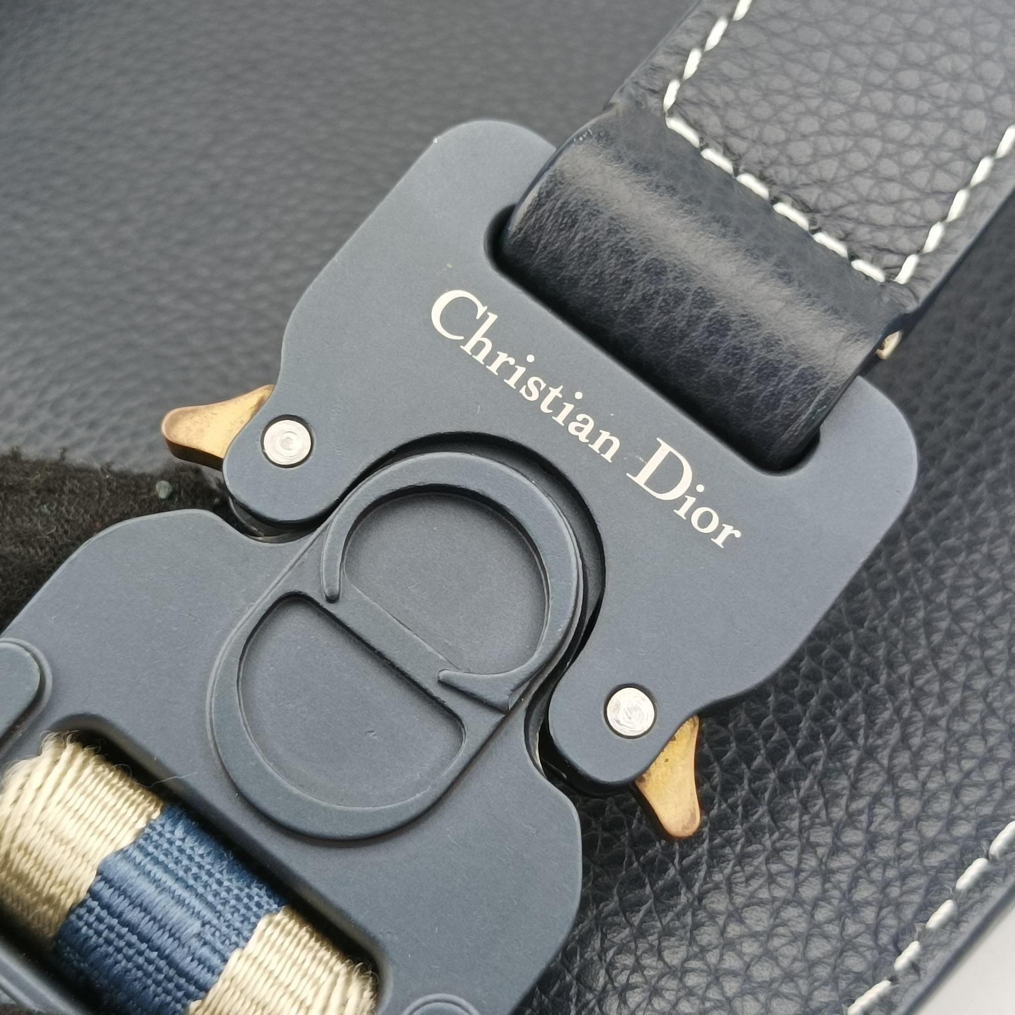 クリスチャンディオール Christian Dior ショルダーバッグ レディース ブルーブラック 03-BO-1118