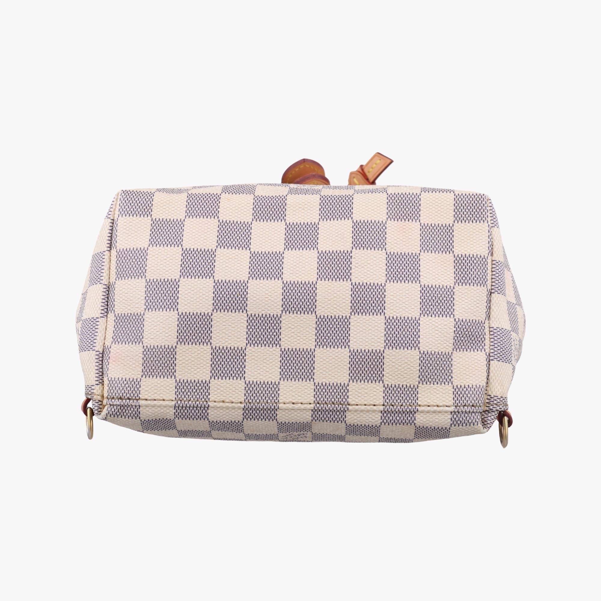 ルイヴィトン Louis Vuitton リュック/バックパック レディース スペロンBB ホワイト ダミエキャンバス N44026 SR1187