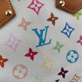 ルイヴィトン Louis Vuitton ハンドバッグ レディース アルマ PM ホワイト モノグラム マルチカラー M92647 FL0043