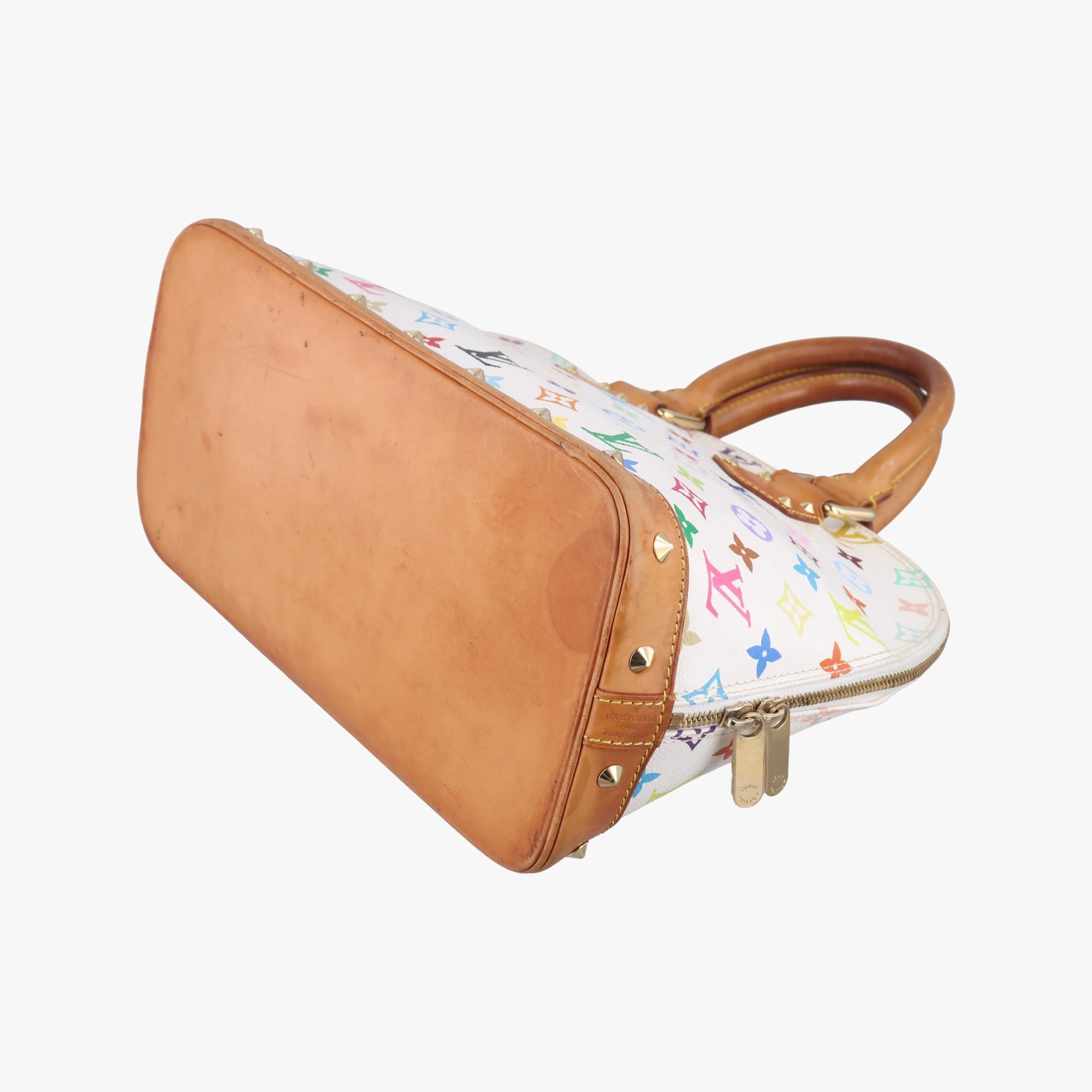 ルイヴィトン Louis Vuitton ハンドバッグ レディース アルマ PM ホワイト モノグラム マルチカラー M92647 FL0043