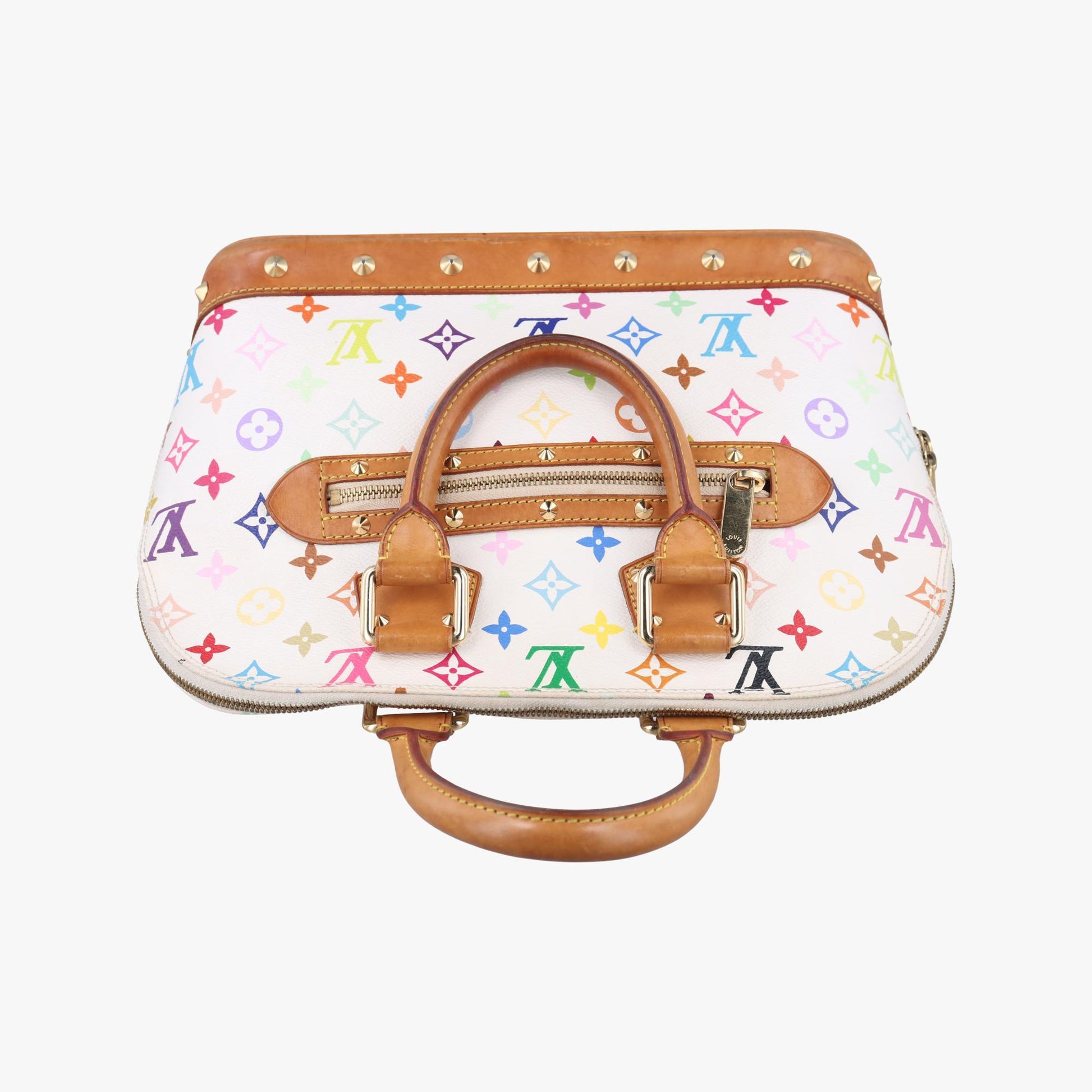 ルイヴィトン Louis Vuitton ハンドバッグ レディース アルマ PM ホワイト モノグラム マルチカラー M92647 FL0043