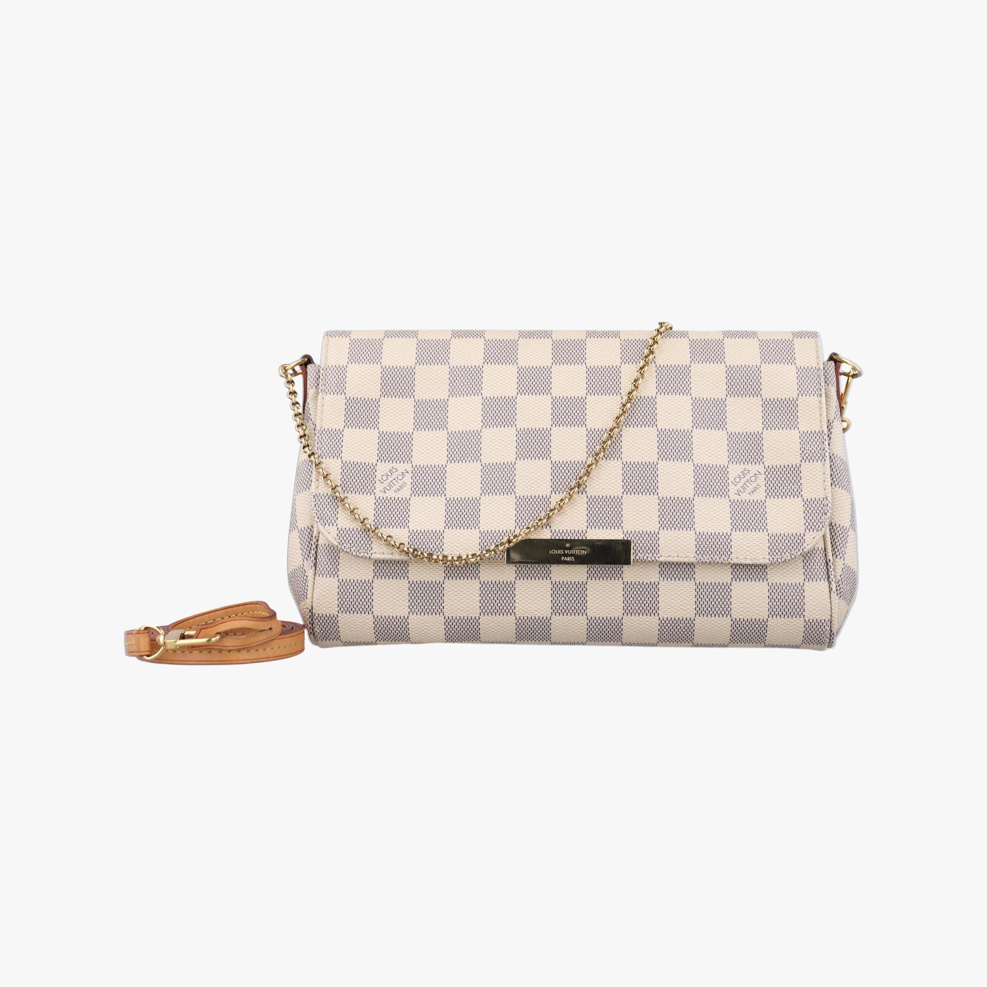 ルイヴィトン Louis Vuitton ショルダーバッグ レディース フェイボリットMM ホワイト ダミエキャンバス N41275 DU0187