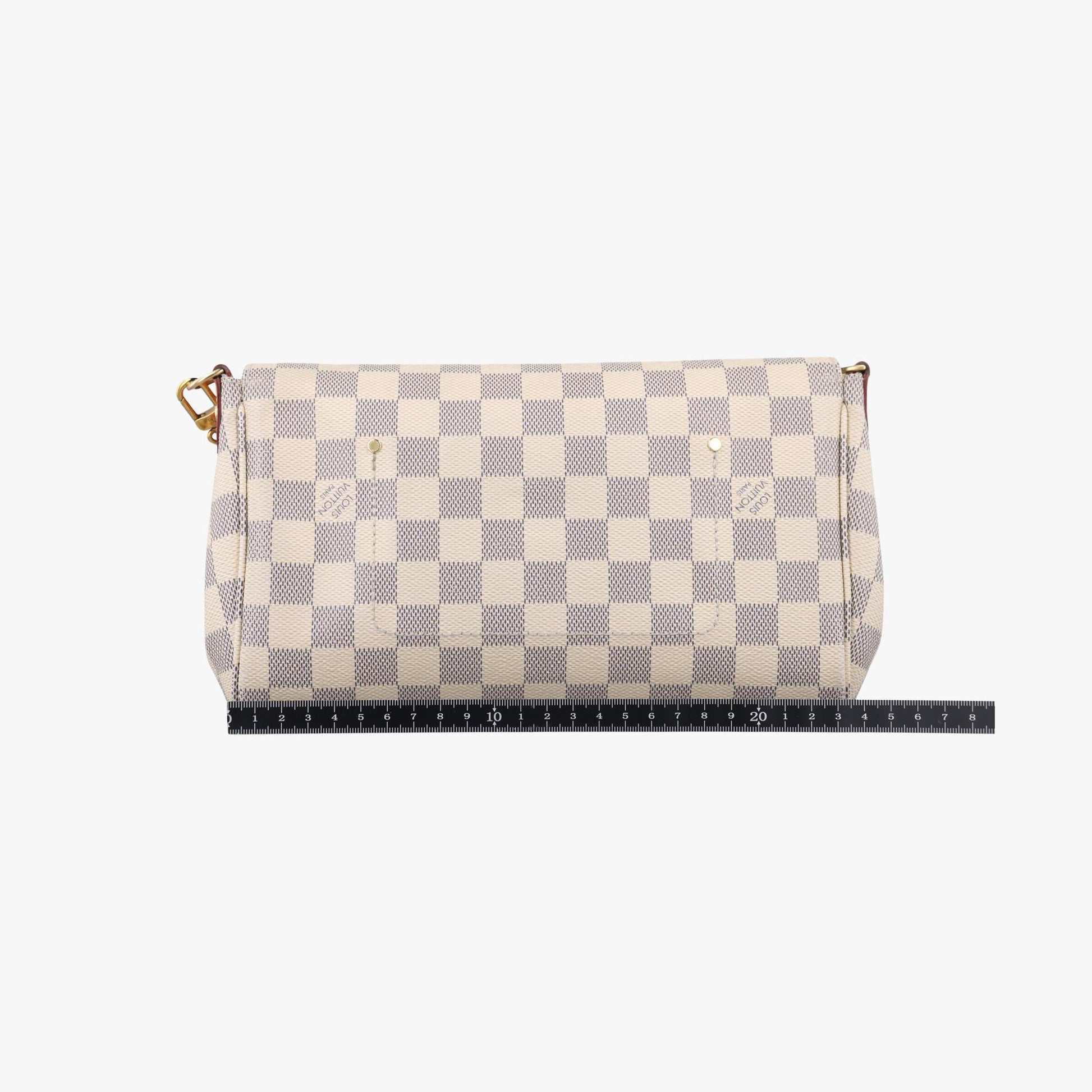 ルイヴィトン Louis Vuitton ショルダーバッグ レディース フェイボリットMM ホワイト ダミエキャンバス N41275 DU0187