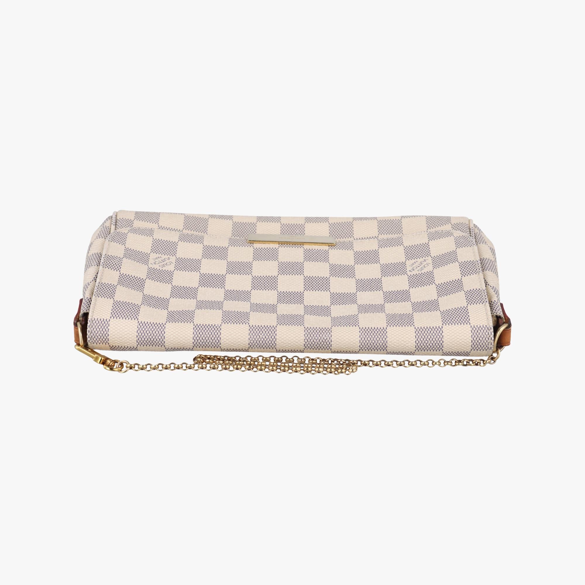 ルイヴィトン Louis Vuitton ショルダーバッグ レディース フェイボリットMM ホワイト ダミエキャンバス N41275 DU0187