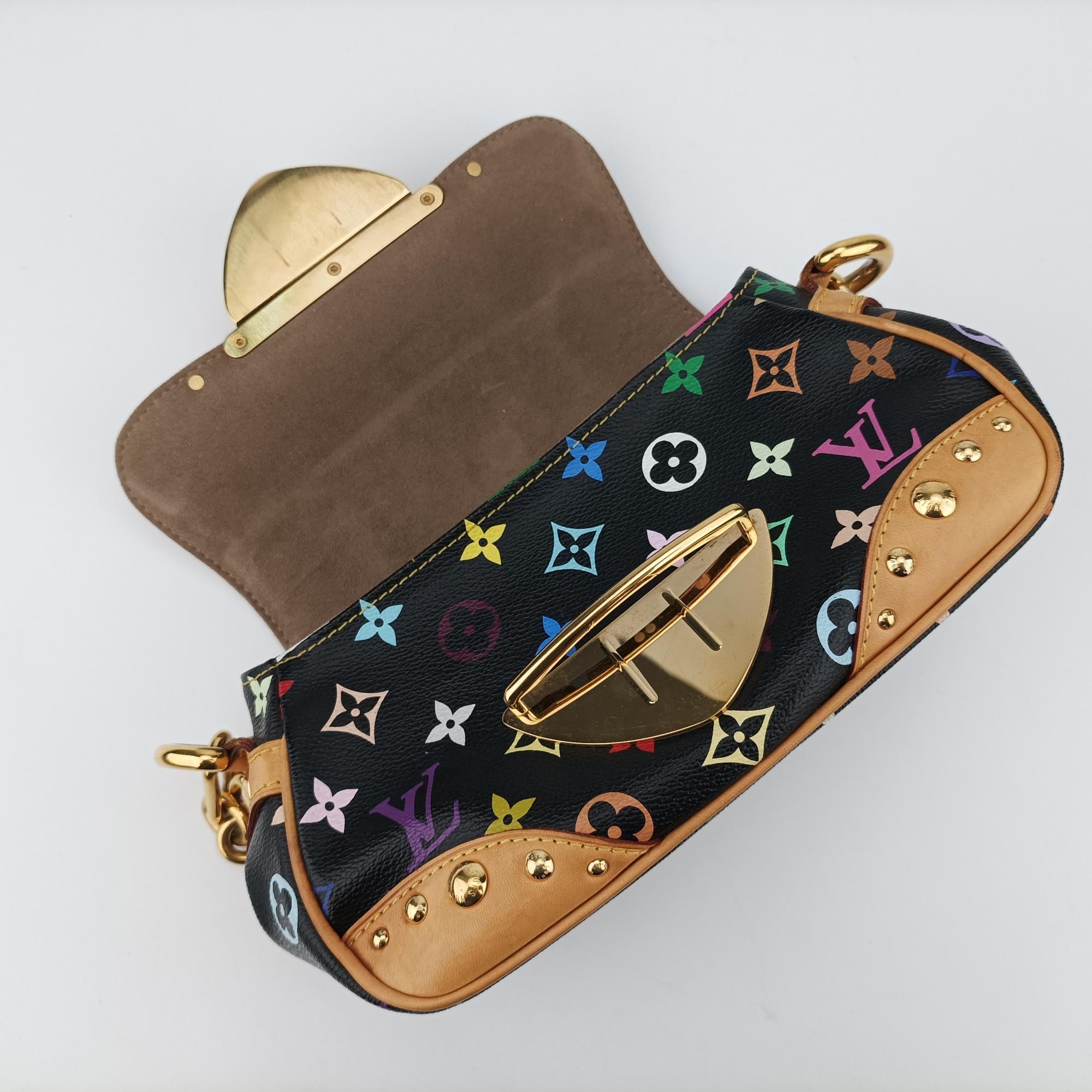 ルイヴィトン Louis Vuitton ショルダーバッグ レディース ブラック MI1057