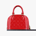 ルイヴィトン Louis Vuitton ショルダーバッグ レディース アルマBB レッド ヴェルニ M90174 FL0146