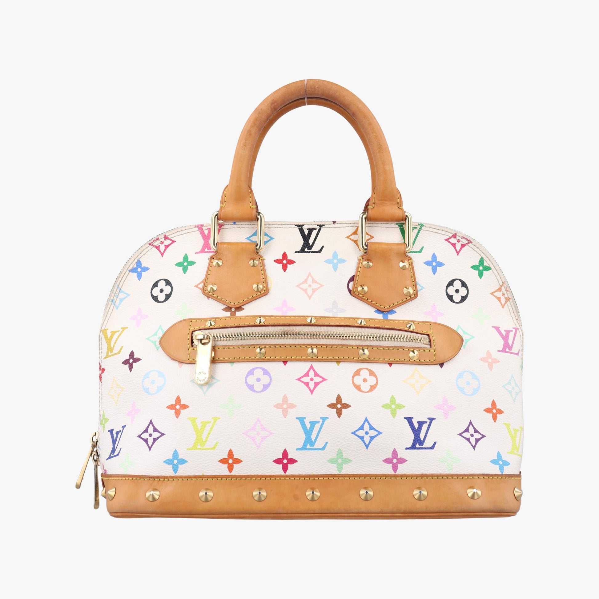 ルイヴィトン Louis Vuitton ハンドバッグ レディース アルマ PM ホワイト モノグラム マルチカラー M92647 FL0054