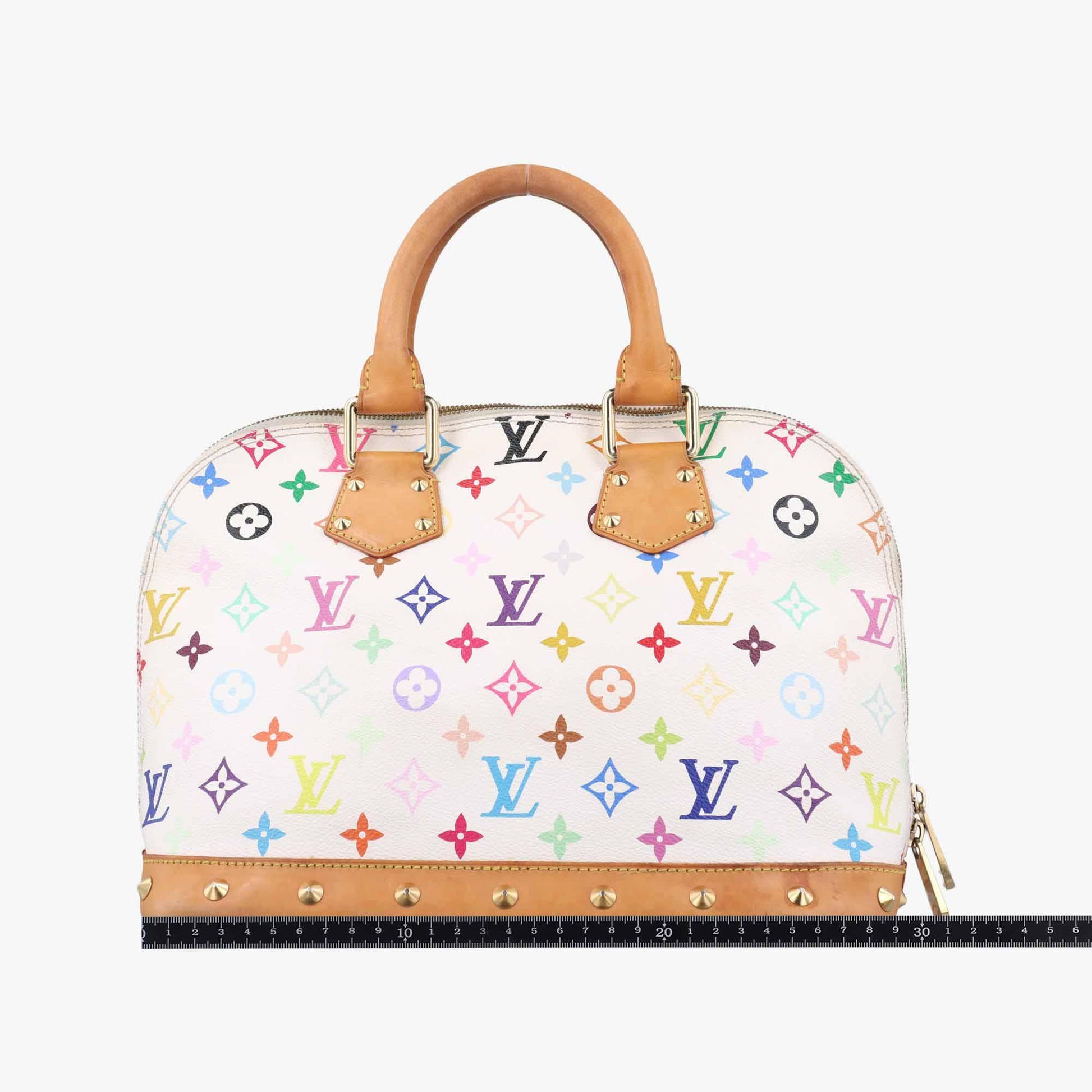 ルイヴィトン Louis Vuitton ハンドバッグ レディース アルマ PM ホワイト モノグラム マルチカラー M92647 FL0054