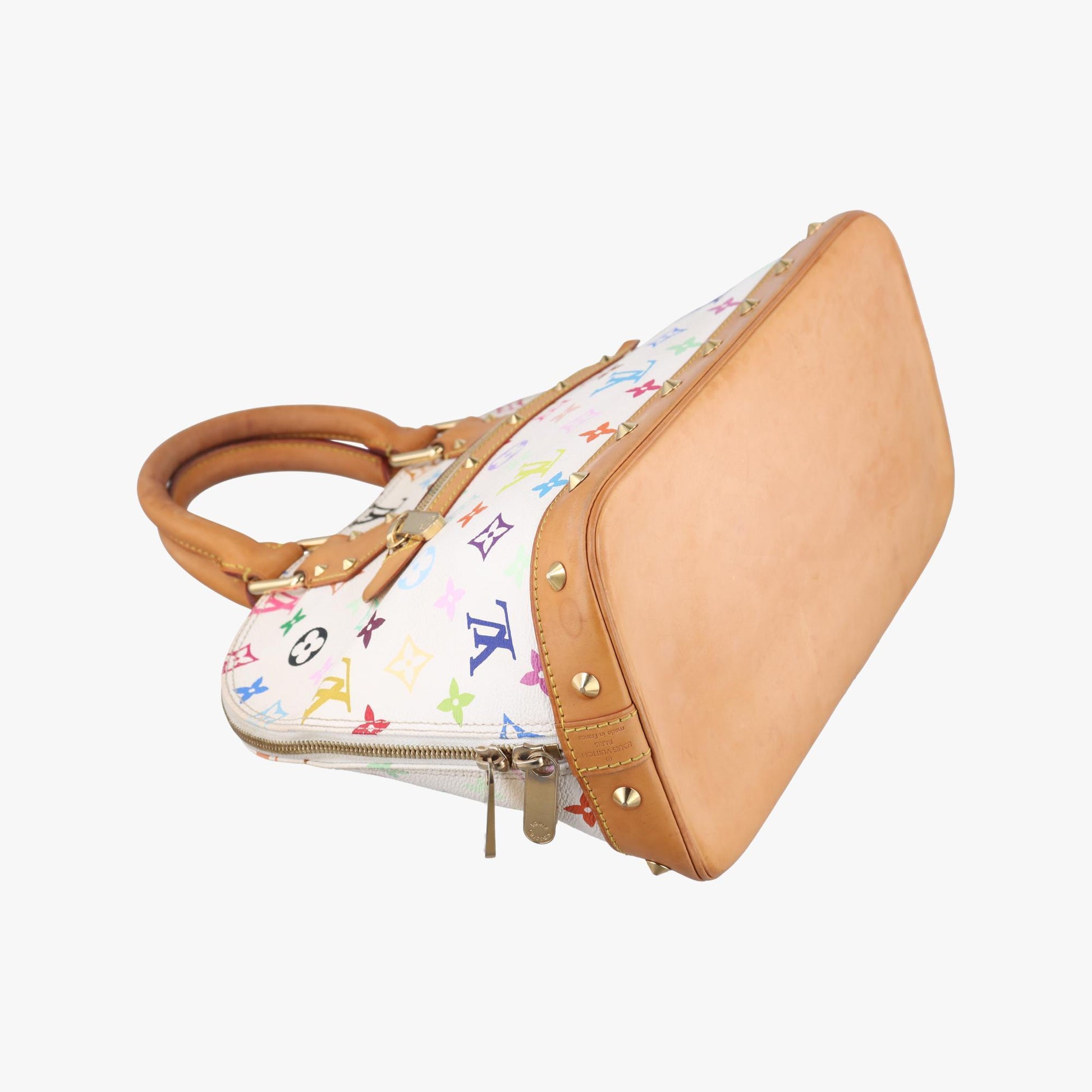 ルイヴィトン Louis Vuitton ハンドバッグ レディース アルマ PM ホワイト モノグラム マルチカラー M92647 FL0054