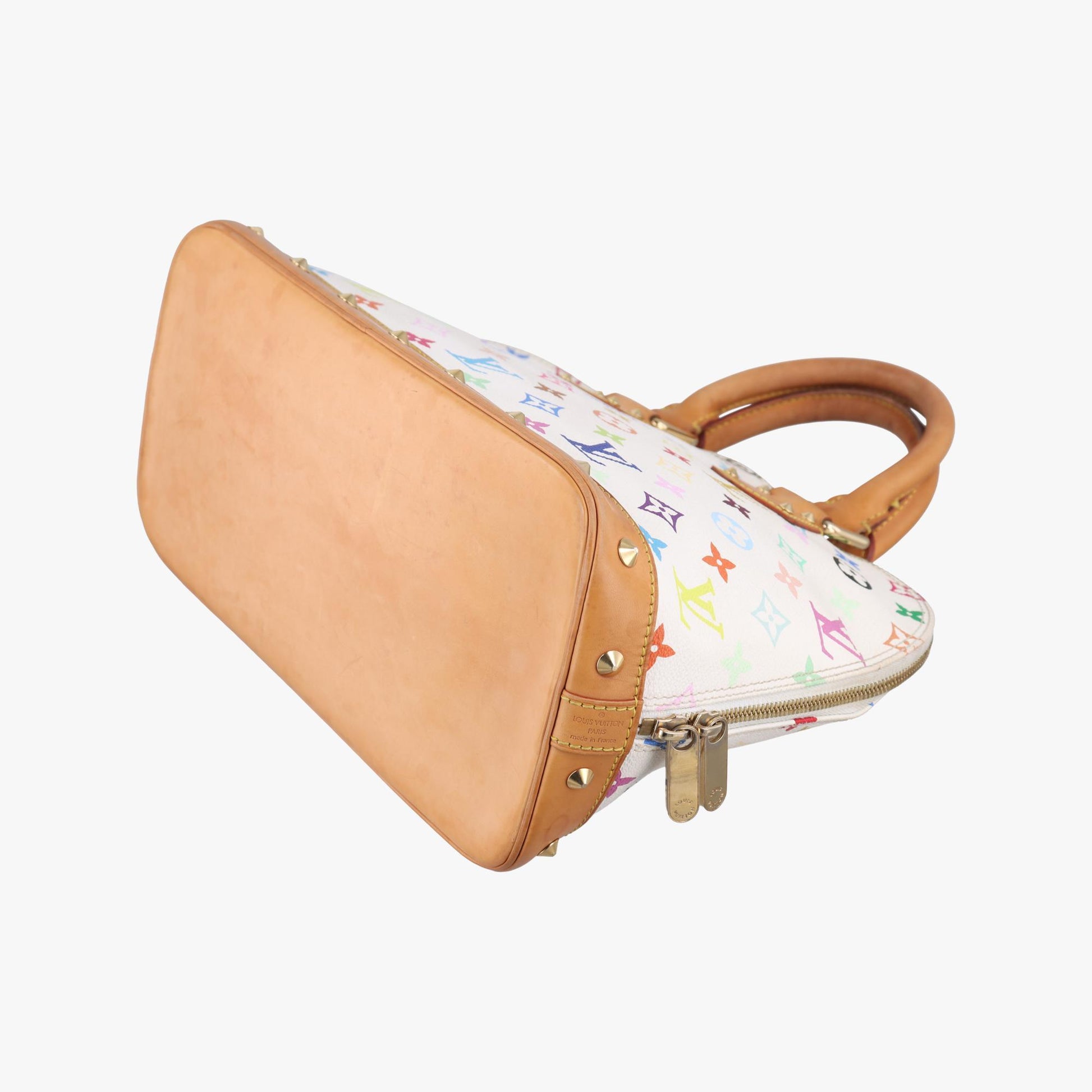 ルイヴィトン Louis Vuitton ハンドバッグ レディース アルマ PM ホワイト モノグラム マルチカラー M92647 FL0054