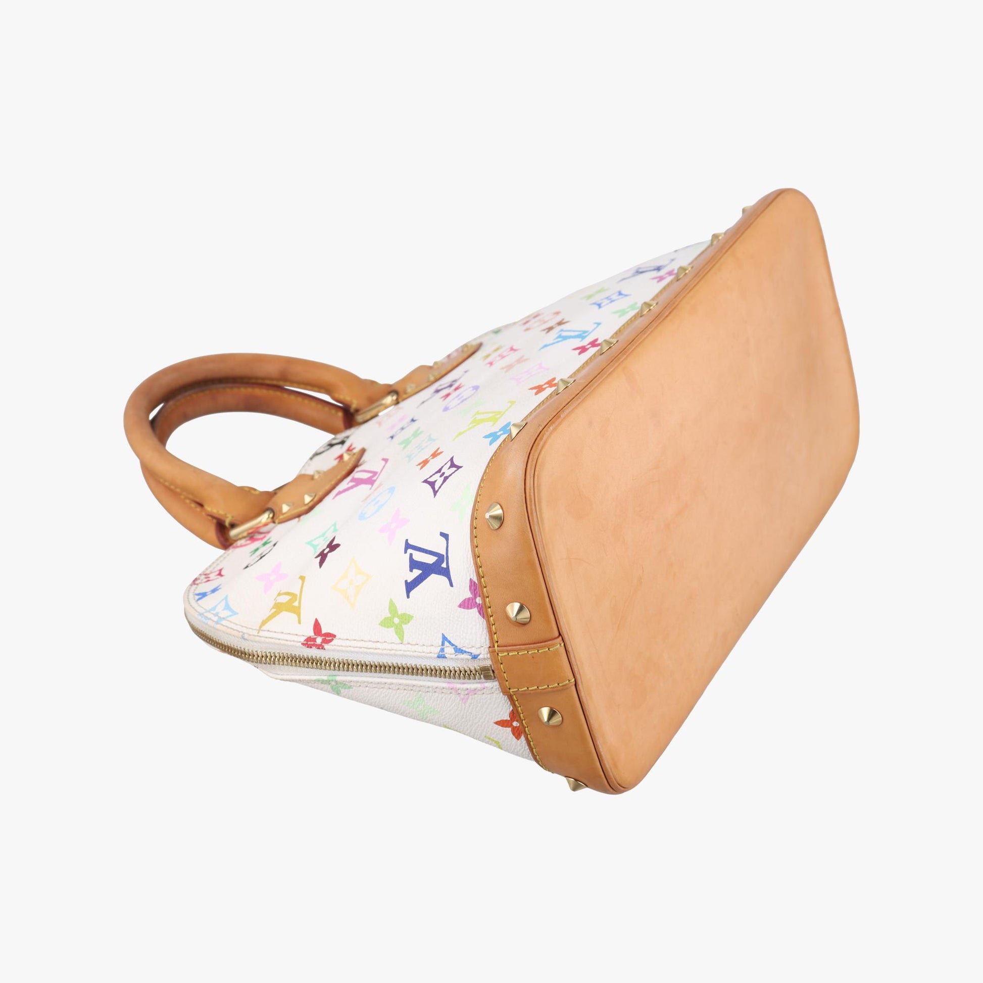 ルイヴィトン Louis Vuitton ハンドバッグ レディース アルマ PM ホワイト モノグラム マルチカラー M92647 FL0054