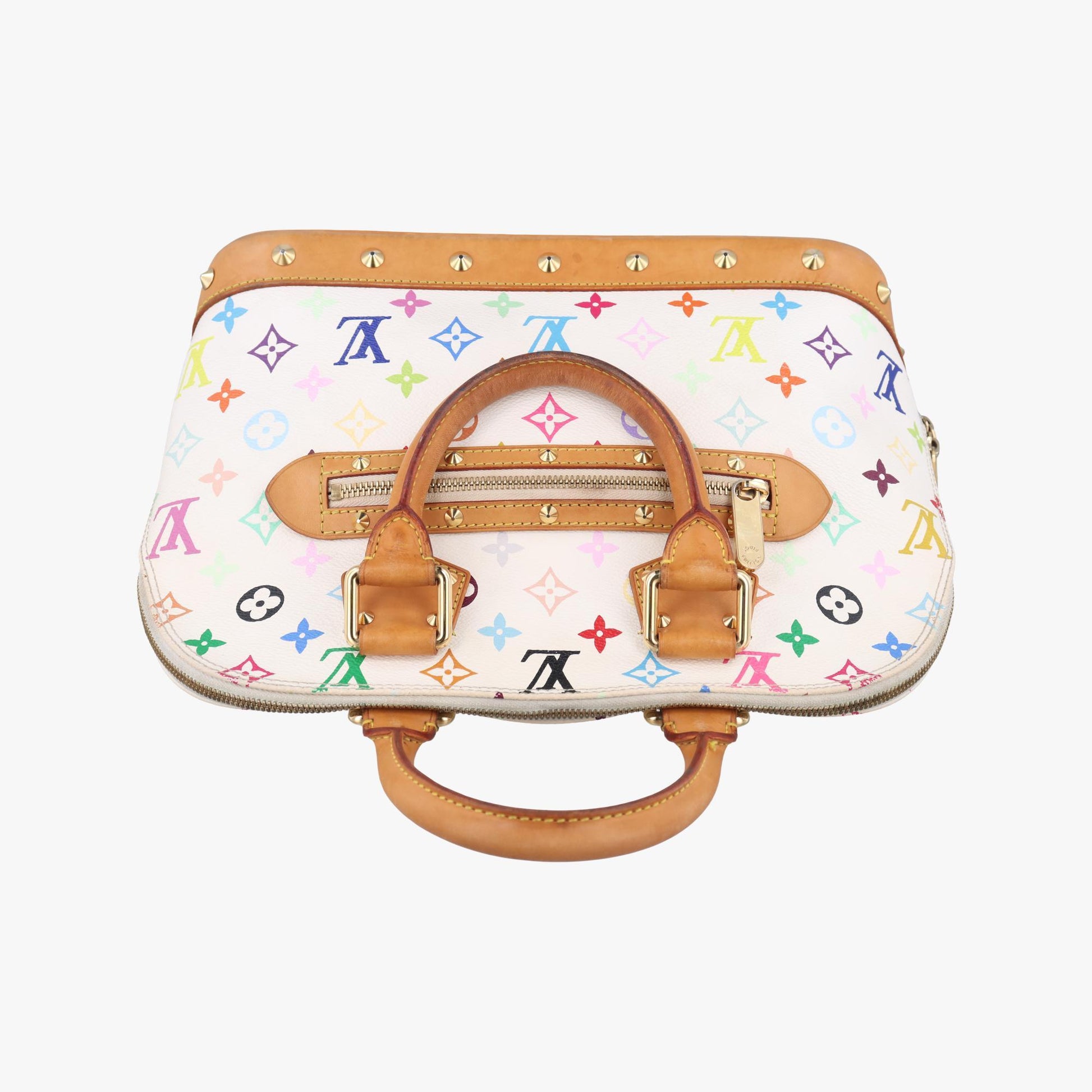 ルイヴィトン Louis Vuitton ハンドバッグ レディース アルマ PM ホワイト モノグラム マルチカラー M92647 FL0054