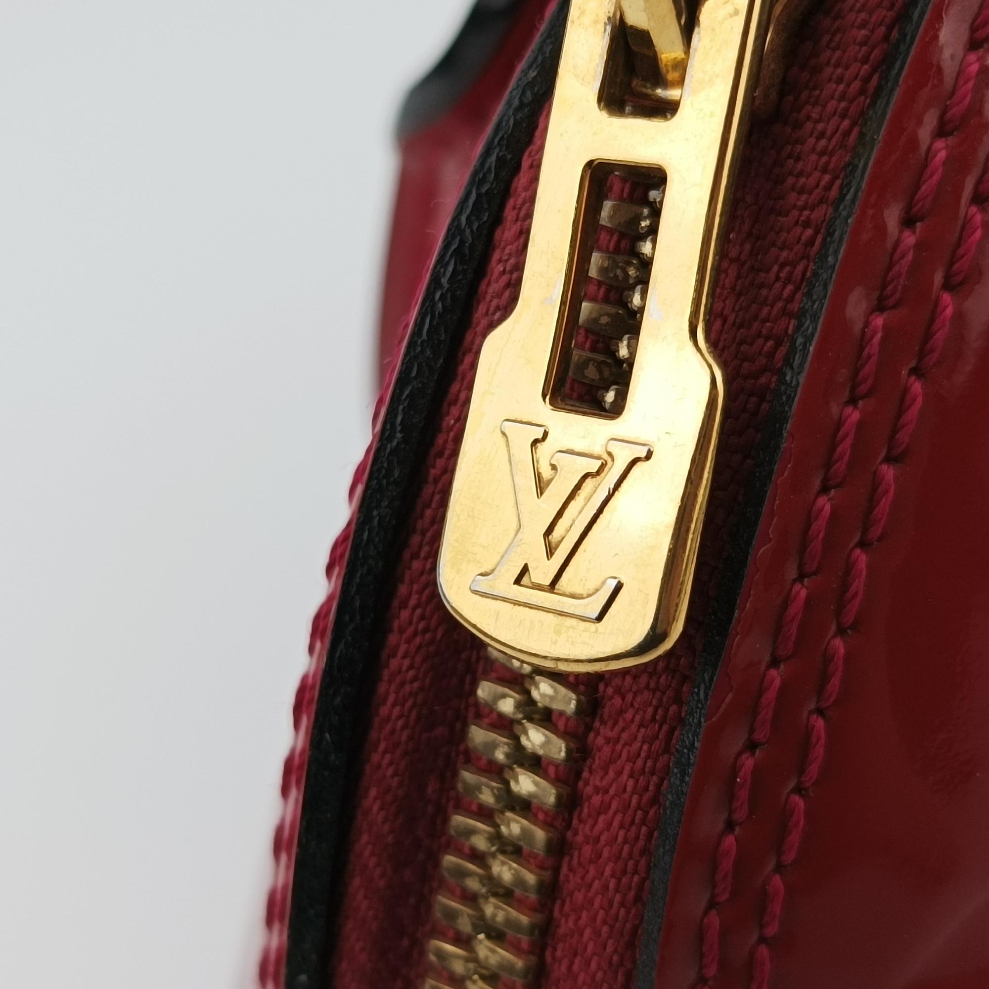 ルイヴィトン Louis Vuitton ショルダーバッグ レディース アルマBB レッド ヴェルニ M90174 AA2163